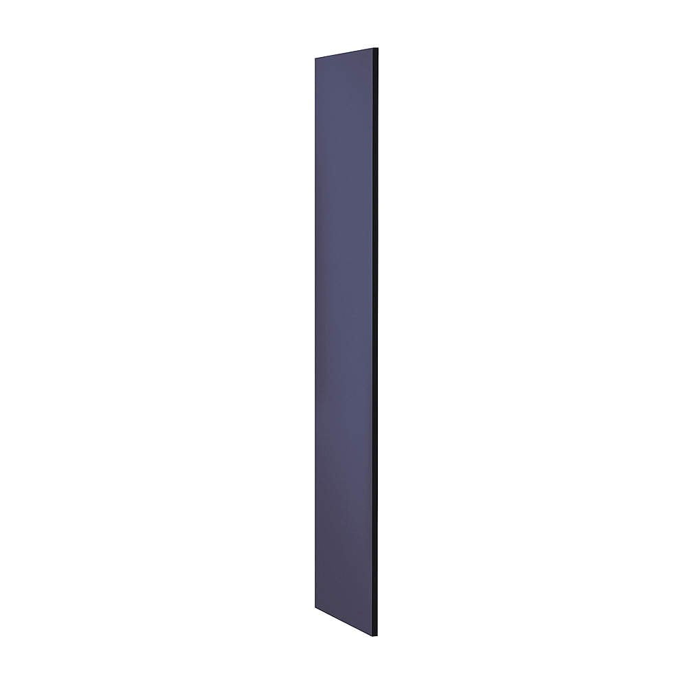 Salsbury Industries 22233BLU Side Panel for 18-Inch Deep Extra Wide Designer Wood Locker without Sloping Hood, Blue
