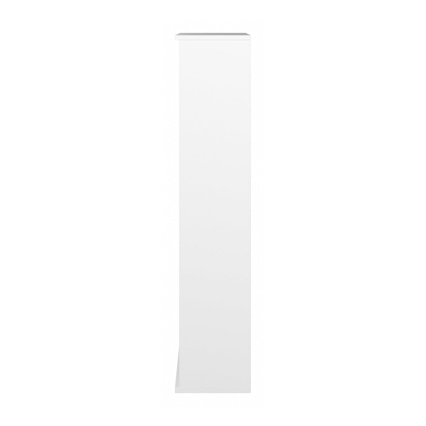 Bush Business Furniture Studio C Tall 5 Shelf Bookcase in White, Large Bookshelf for Home or Professional Office