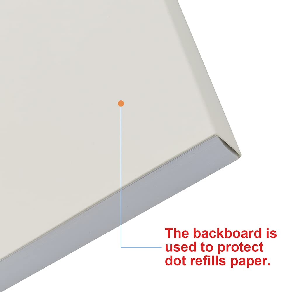 (2-Pack) Letter Size TUL Discbound To Do List Refills, 11 Disc Daily Planner Insert, 200Sheets / 400Pages To Do Paper, 100gsm White Paper, 8.5'' x 11''