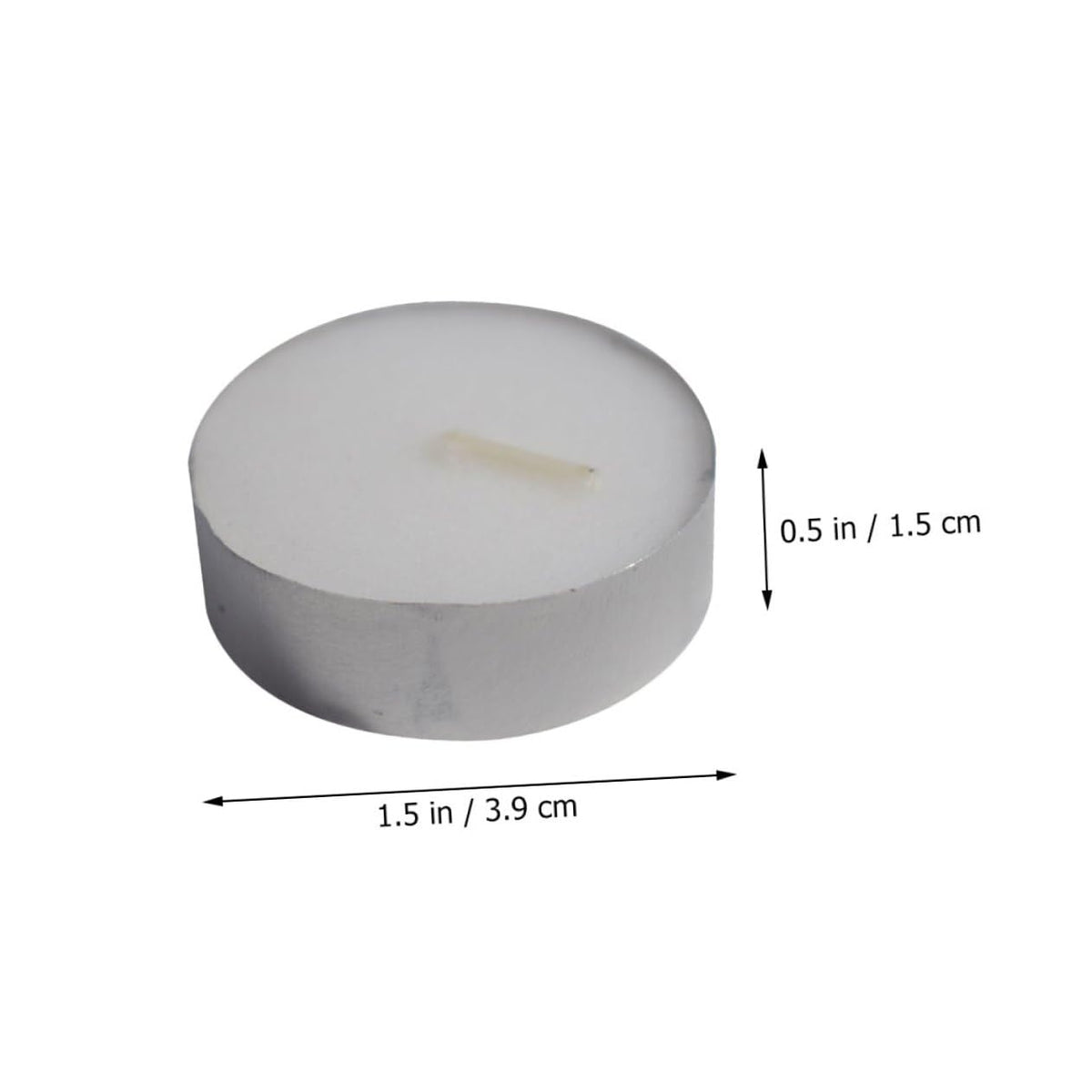 FOMIYES 10pcs White Smokeless Paraffin Tea Light Candles Small Round Tealight Candles for Bedrooms and Families Mini Household for Romantic Weddings and Tea Heating