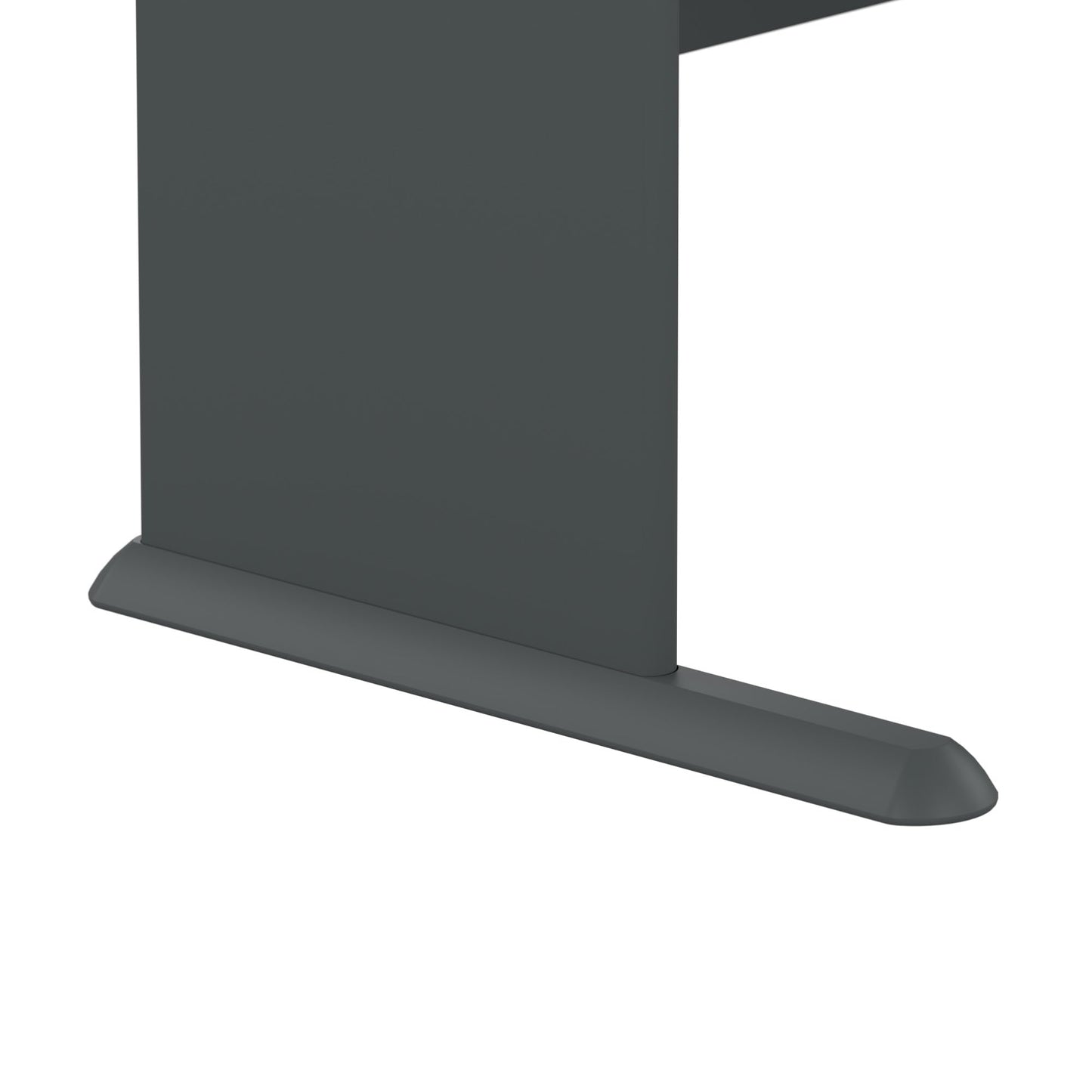 Bush Business Furniture Series A 48W Corner Desk in White Spectrum and Slate, Small Computer Table for Home or Professional Office