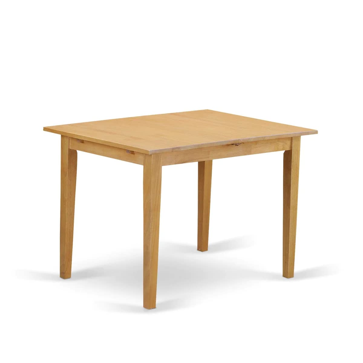 East West Furniture ANFT-OAK-T Norfolk Kitchen Table - a Rectangle Dining Table Top with Butterfly Leaf, 32x54 Inch, OAK