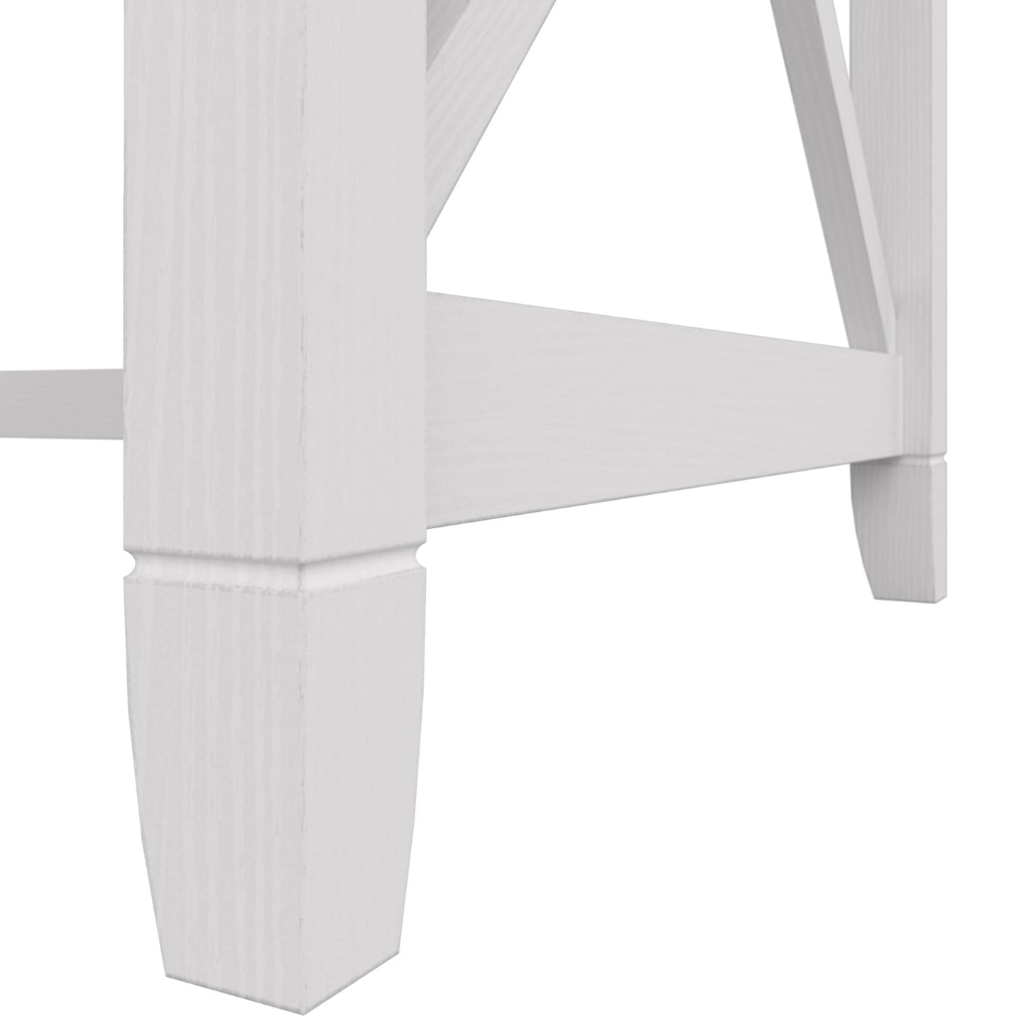 Bush Home Key West 48W Writing Desk in Pure White Oak