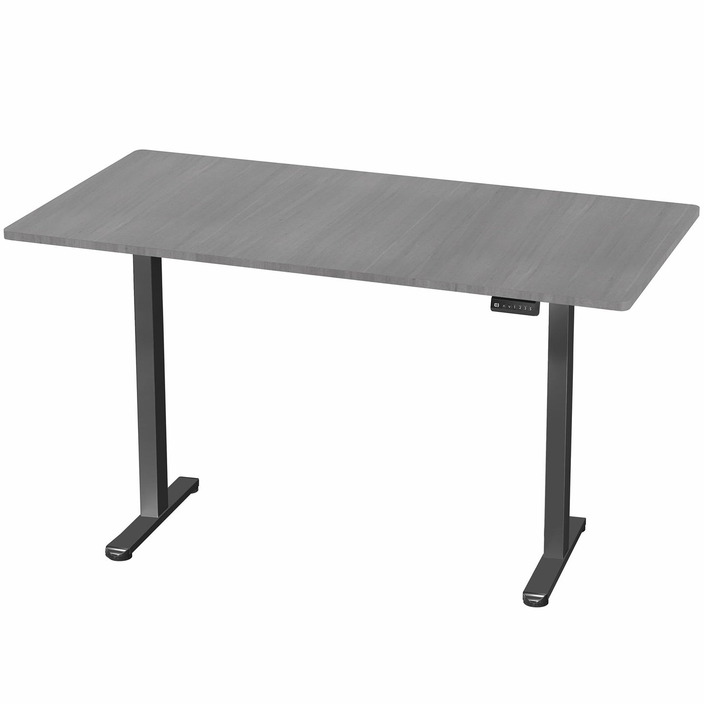 VIVO Electric 71 x 36 inch Standing Desk, Dual Motor Memory Controller Height Adjustment, E2B Series, Dark Gray Top Black Frame, DESK-KIT-E2B7G-36