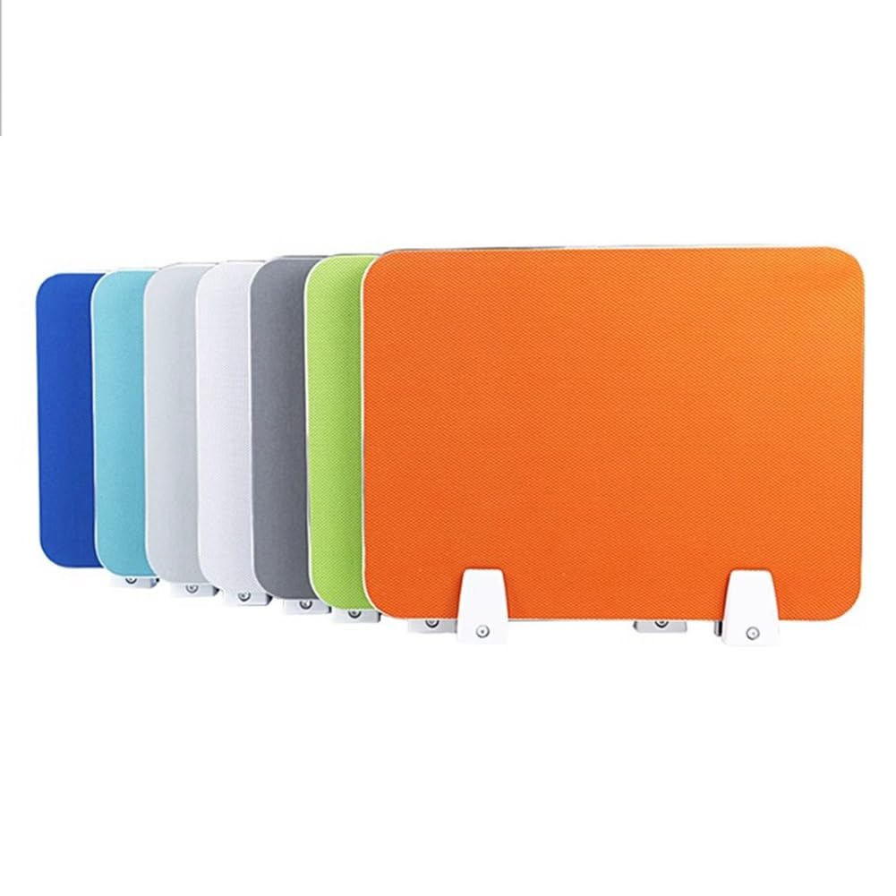 GJZDPMY Multicolor Acoustic Desk Privacy Divider Panel (30x50cm Blue) - Enhance Focus & Privacy in Open Workspaces Ideal for Home Office & Collaborative Environments.