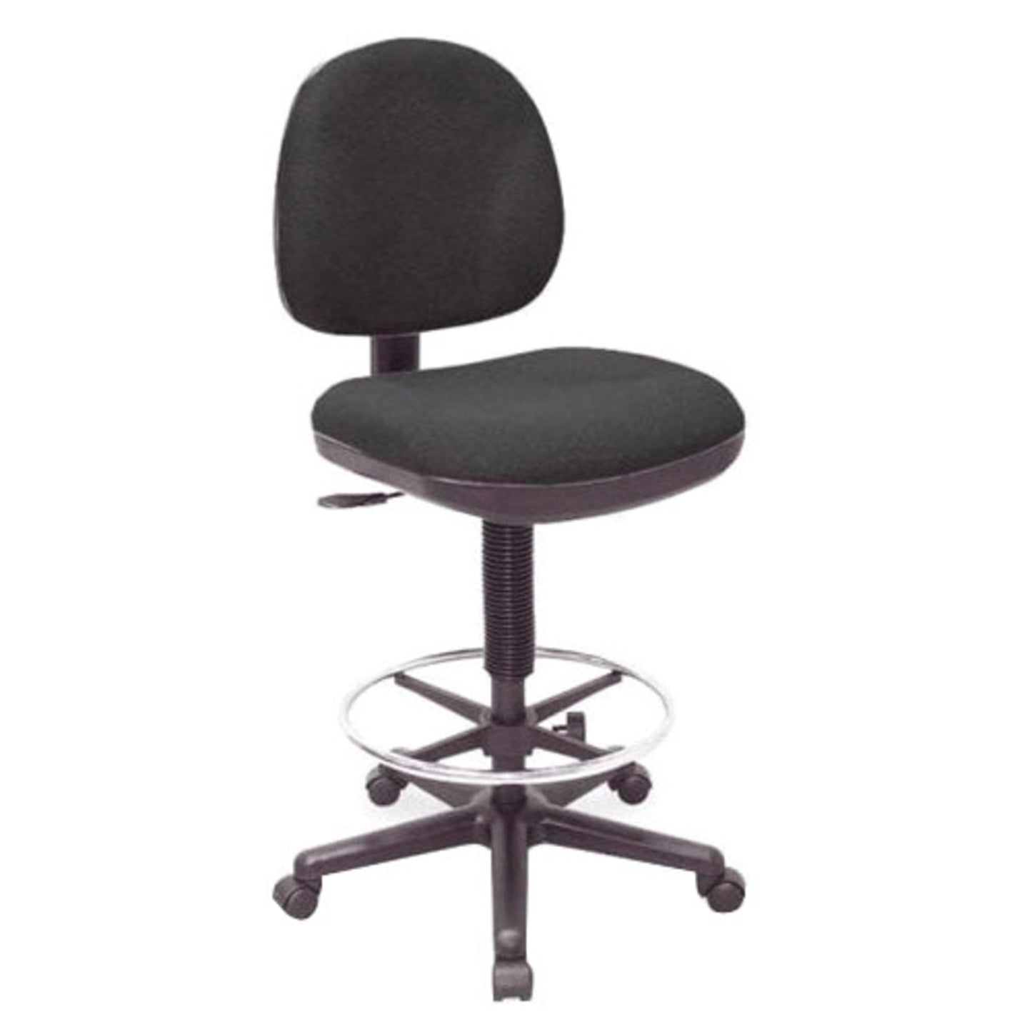 Lorell Pneumatic Adjustable Multi-Task Stool, Black