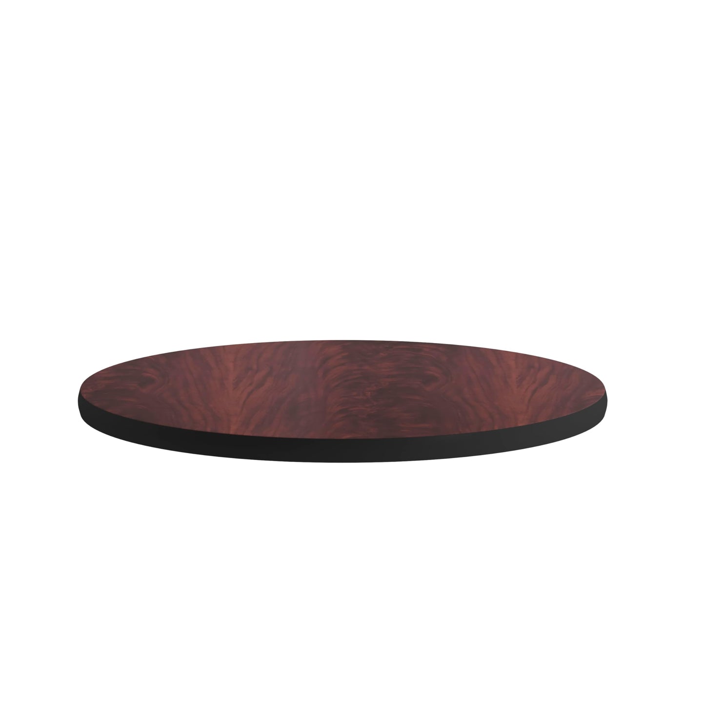 Flash Furniture Glenbrook 24" Round Table Top with Black or Mahogany Reversible Laminate Top