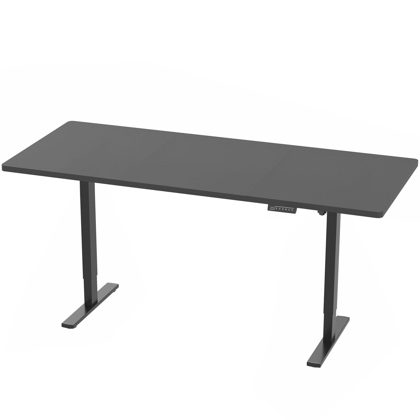 VIVO Large Electric 83 x 30 in Standing Desk, Memory Height Adjustment, 1B Series, Holds 220 lbs, Black Top Black Frame, DESK-KIT-1B8B
