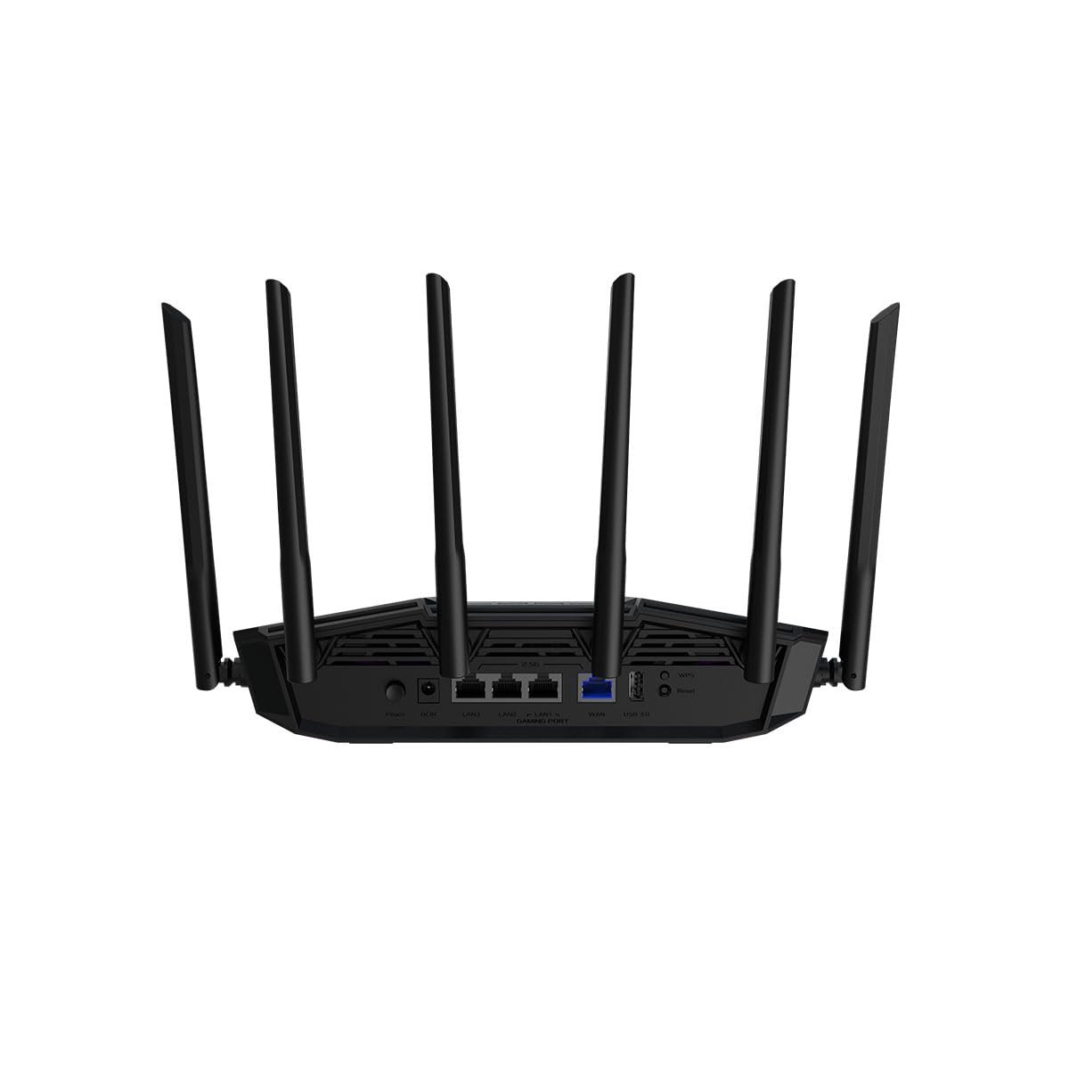 ASUS TUF Gaming BE6500 WiFi 7 Router - Dual-Band, Up to 6.5 Gbps Wireless, Game Accelerator, Multi-Link Operation (MLO), (x4) 2.5GbE Ports, Mesh + VPN Compatible, & Subscription-Free Network Security