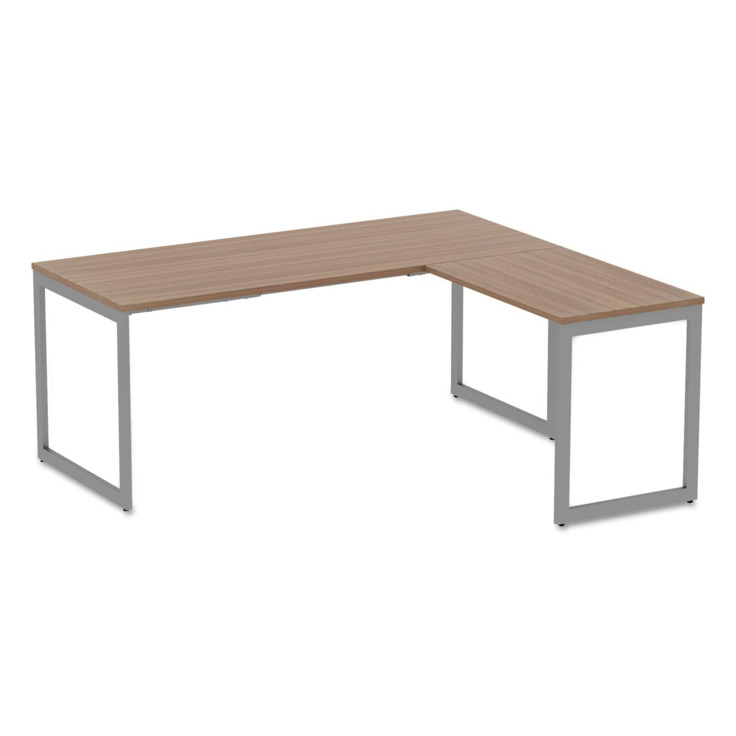 Alera alera Open Office Series o-Leg Return Base, Fully Adjustable, 36 to 70.78w x 23.38d x 28.5h, Silver