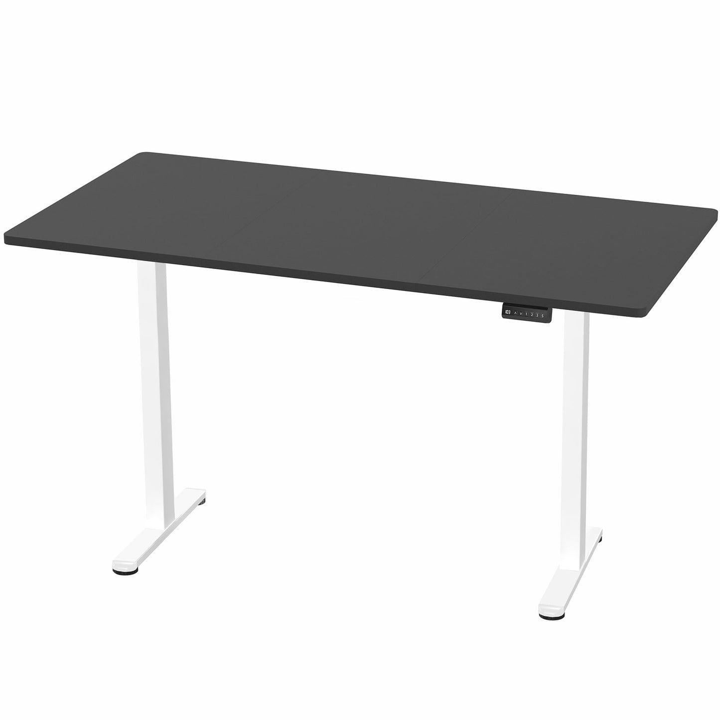VIVO Electric 71 x 36 inch Standing Desk, Dual Motor Memory Controller Height Adjustment, E2B Series, Black Top White Frame, DESK-KIT-E2W7B-36