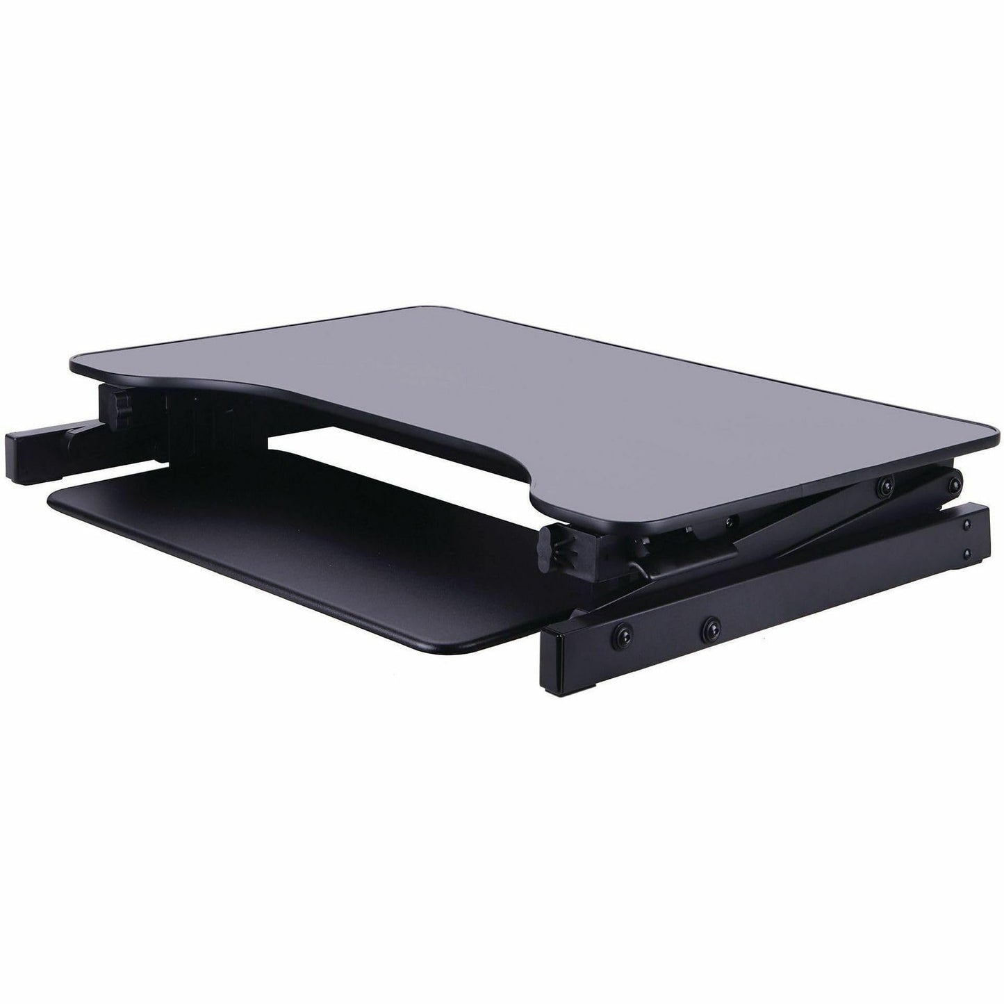 Lorell Adjustable Desk/Monitor Riser, Black
