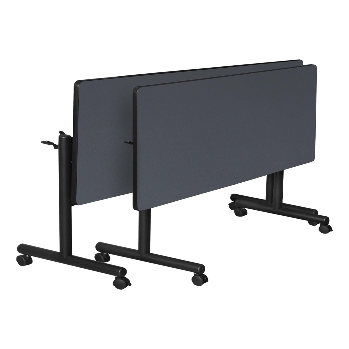 Regency Kobe 60 x 24 in. Flip-Top Training Nesting Table- Grey