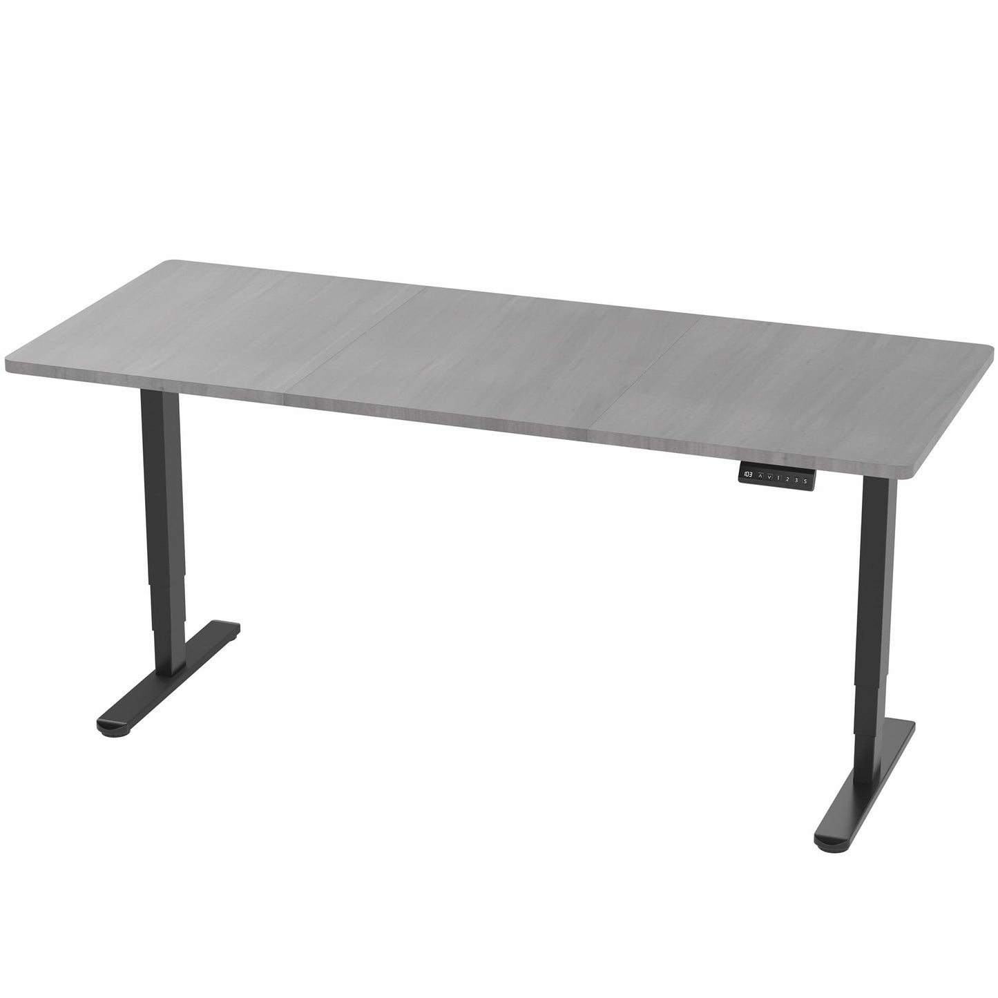 VIVO Electric 71 x 30 in Dual Motor Sit Stand Desk, Memory Height Adjustment, 2B Series, Dark Gray Top Black Frame, DESK-KIT-2B7G