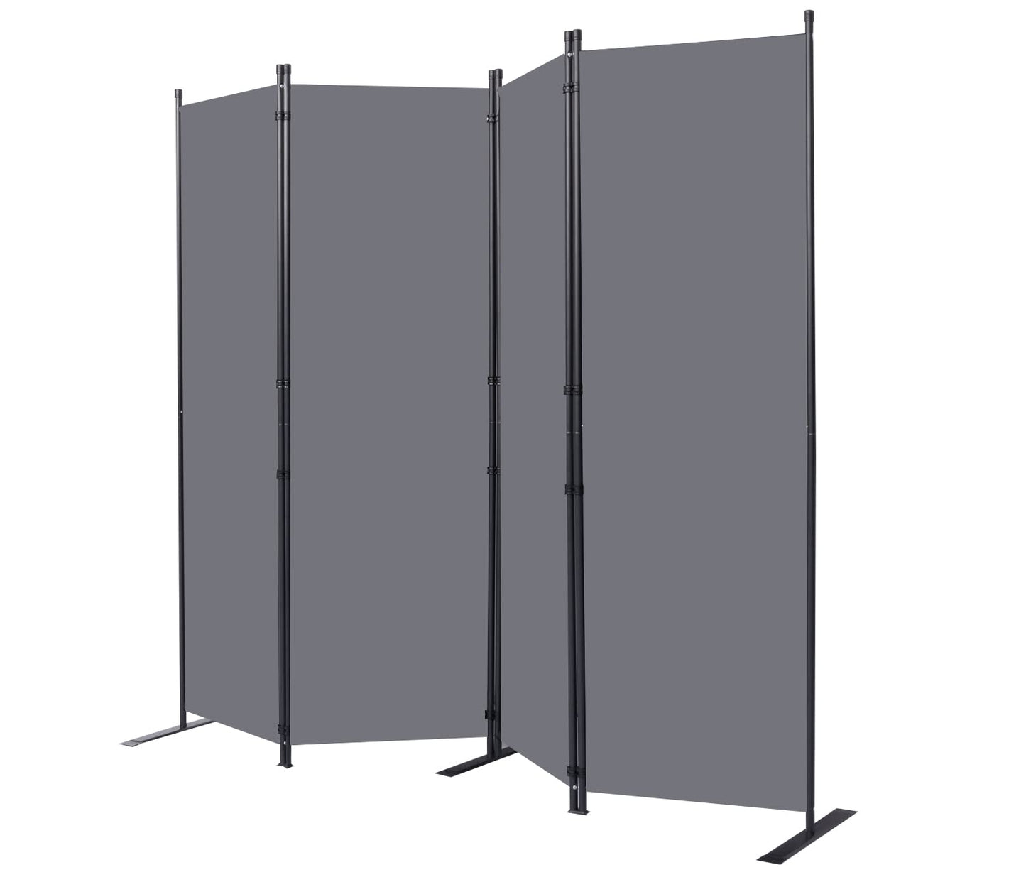 Room Divider 6FT Portable Room Dividers and Folding Privacy Screens, 88'' W Fabric Divider for Room Separation, 4 Panel Partition Room Dividers Freestanding Wall Divider Screen for Dorm Studio Office