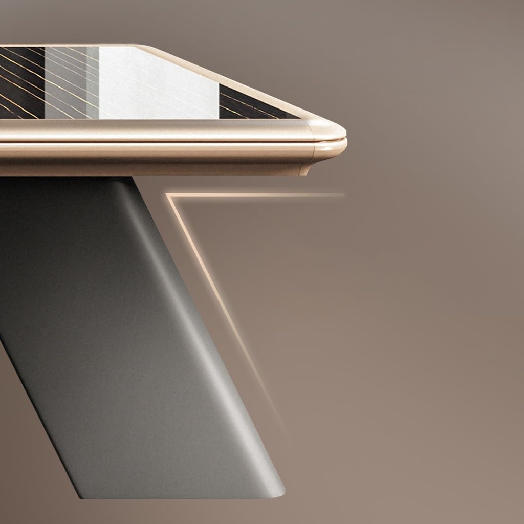 DRTGHYD Vanity Desk Office Desks Executive Desk, Modern CEO, Leadership Office Furniture, Manager's
