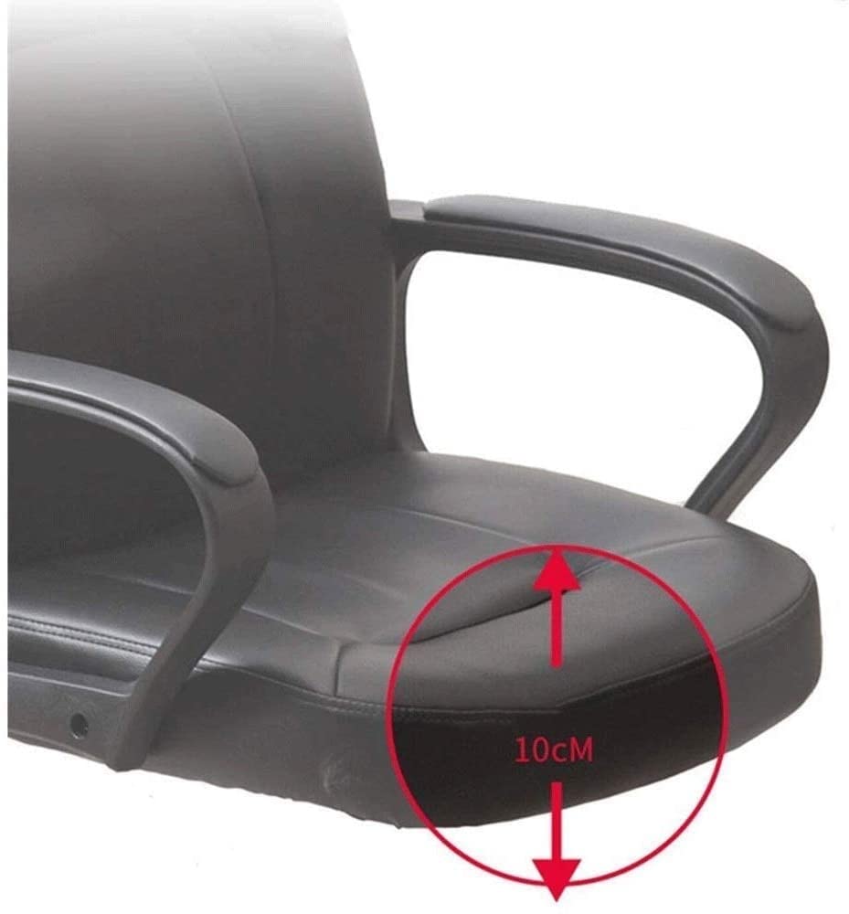 Office Chair Computer Chair Boss Chair Backrest Office Desk Chair Visitor Lift Swivel Chair Backrest Game Chair Fixed Armrest Seat Chair (Color : Apricot) Needed