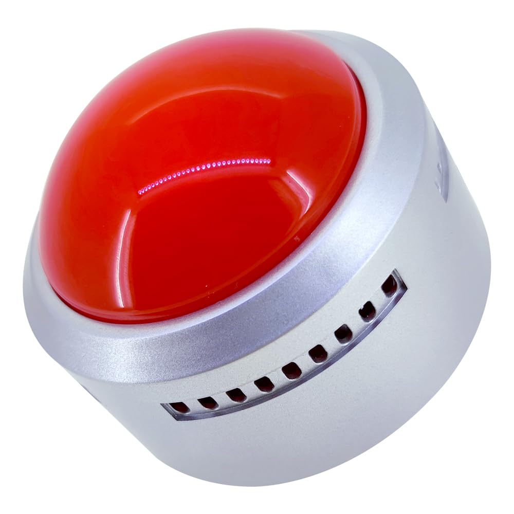 LED Illuminated Recording Button,Talking Buttons,Voice Recorder Button,Talking Buttons,Record Sound Button for Gift Education, Easy Button,Funny Office Gift,Funny Button(red)