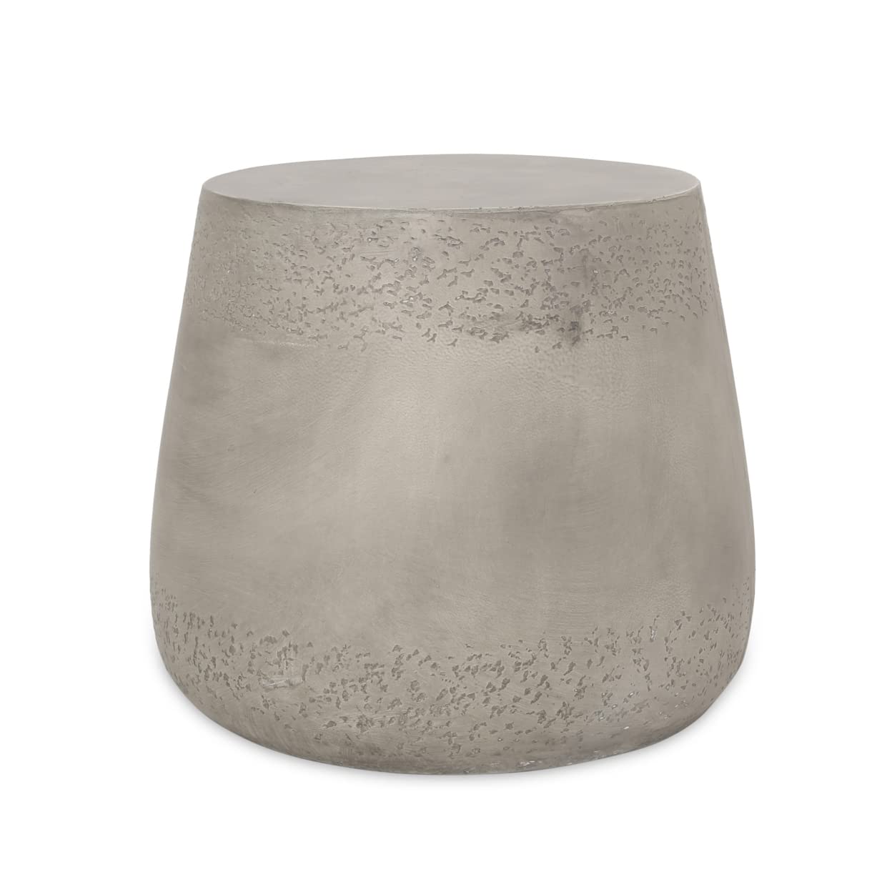 Phoebe Outdoor Contemporary Lightweight Concrete Accent Side Table