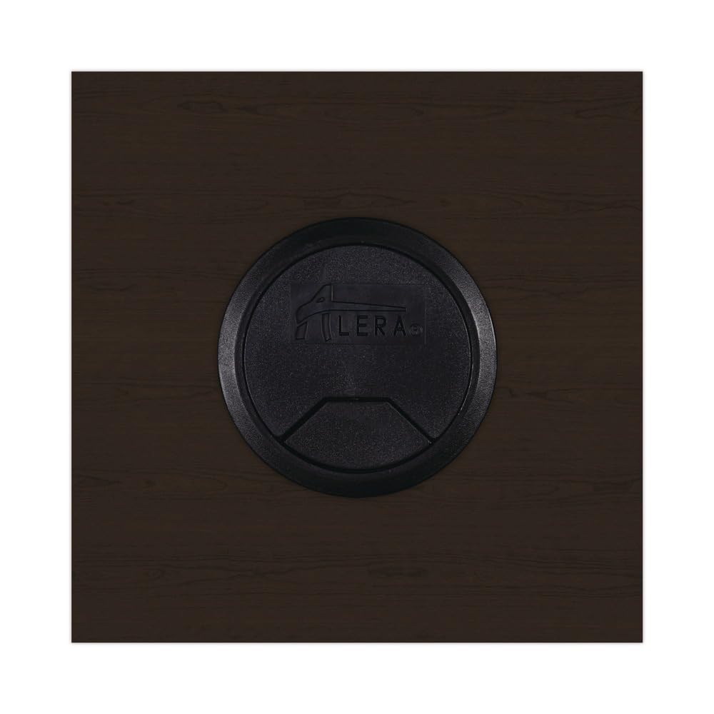 Alera Valencia Series Straight Front Desk Shell, 47.25" X 29.5" X 29.63", Espresso