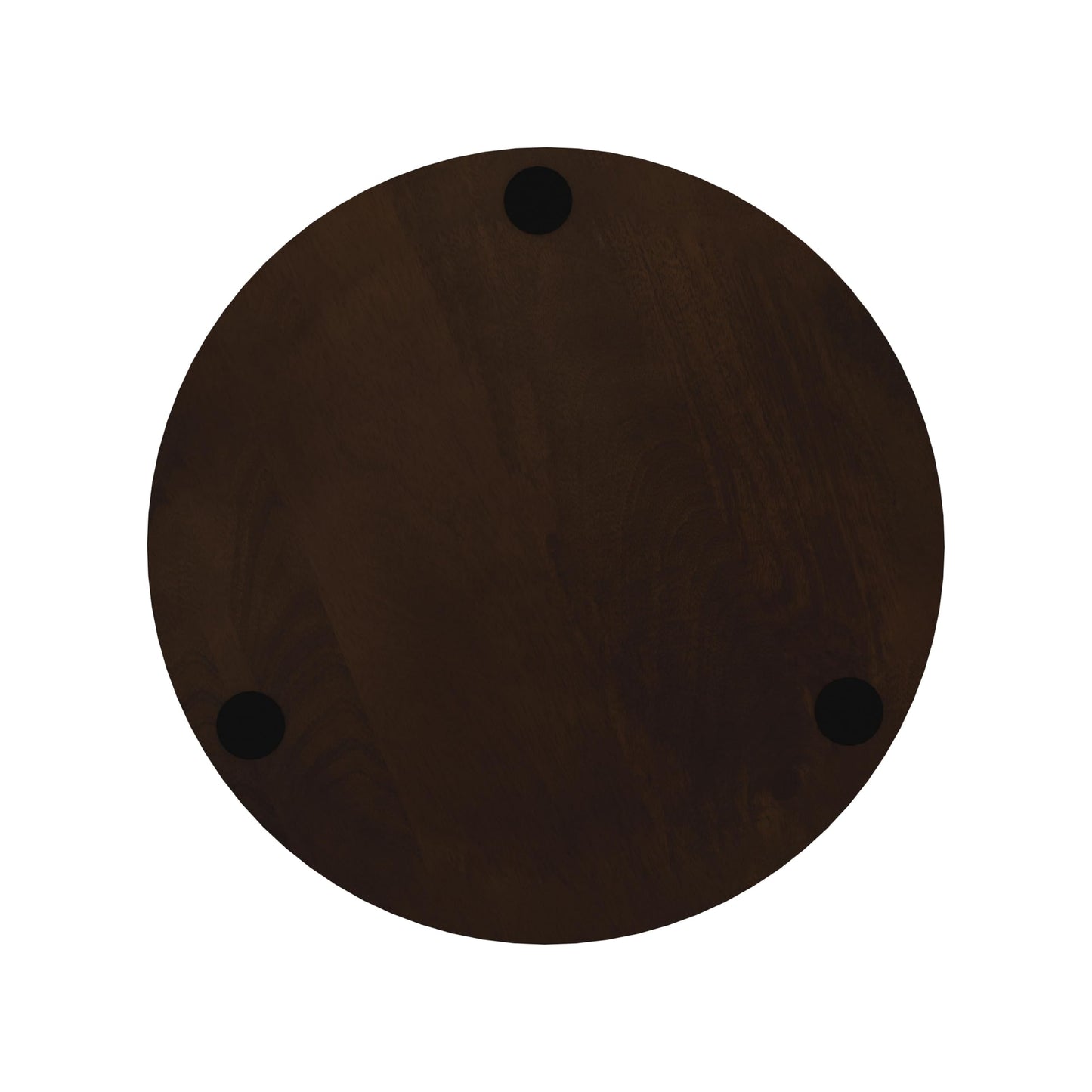 Spatial Order Walnut Mango Wood End/Side Round Table