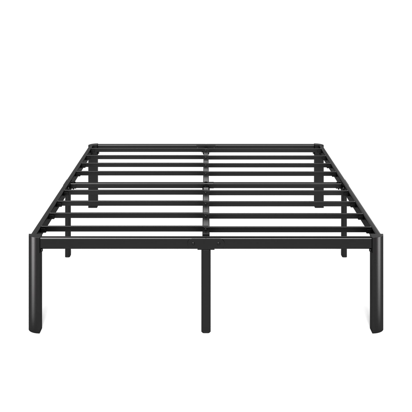 Zinus Van 16 Inch Queen Metal Platform Bed, Steel Slat Support, No Box Spring Needed, Eco Friendly WonderBox Packaging, Easy Assembly, Black