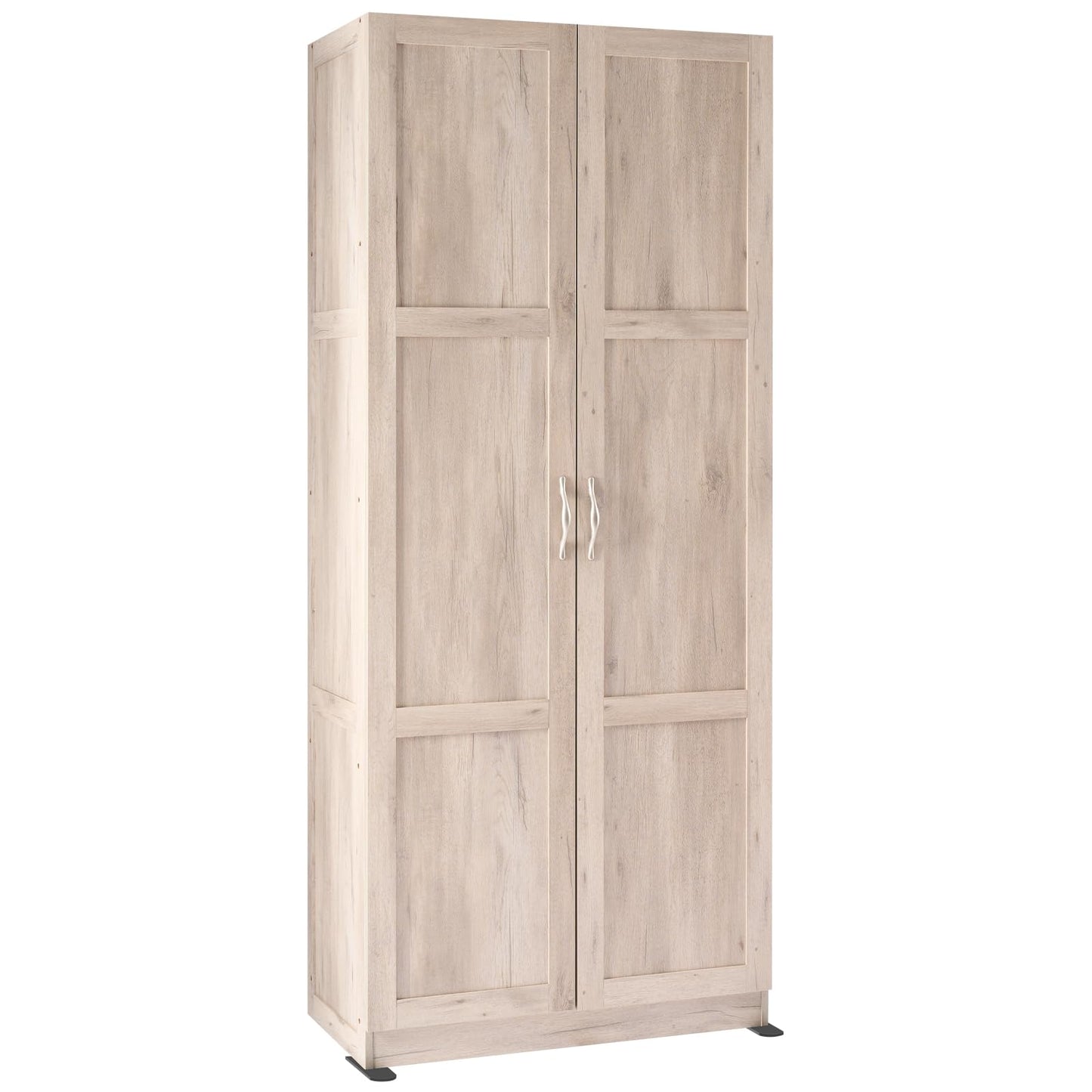 DUMOS Office Storage Cabinet, Large Capacity Organizer, Wooden Bedroom Storage Unit for CD, Blankets and Books, Suitable for Living Rooms, Office and Study Rooms, Wood