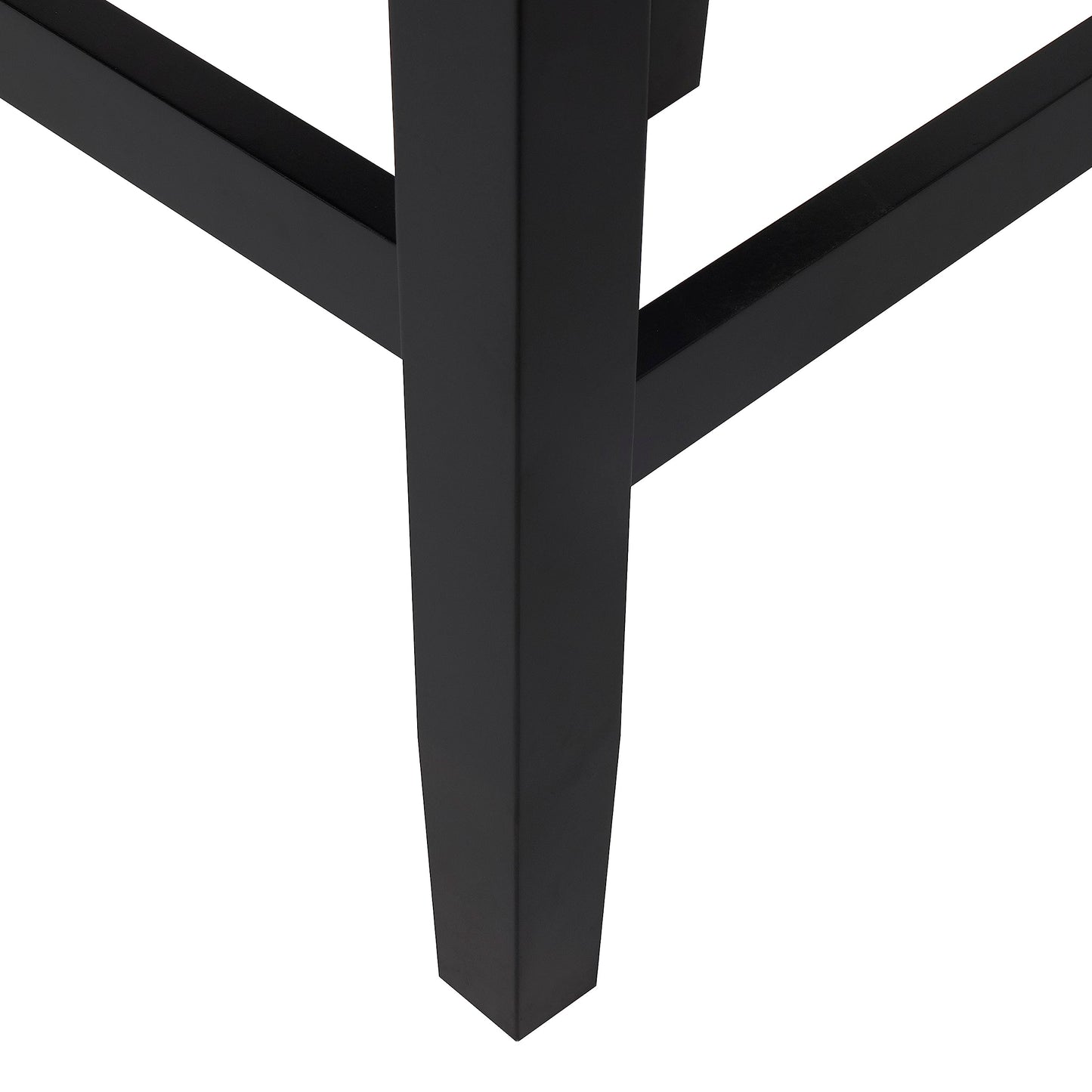 Christopher Knight Home Laramie Bonded Leather Backless Counterstools, 2-Pcs Set, Black