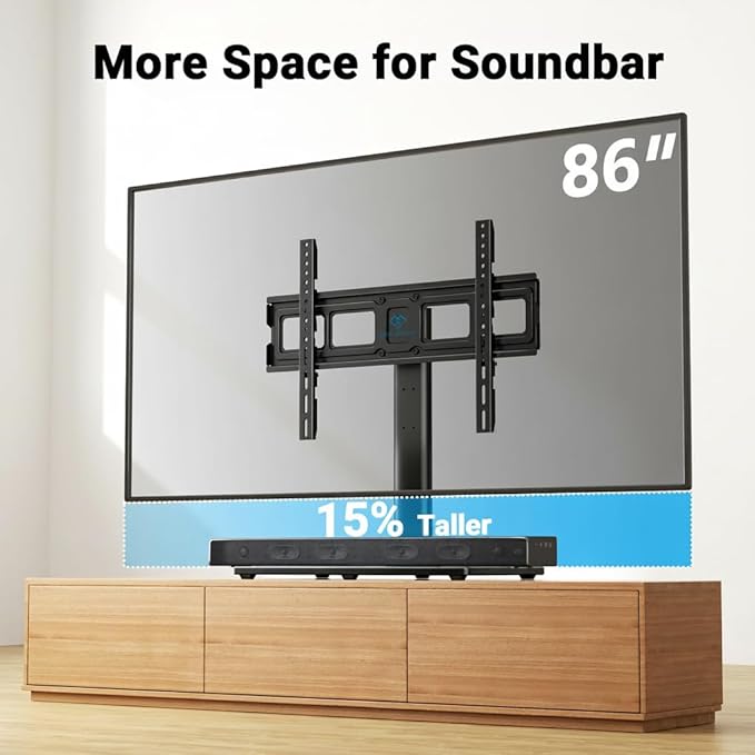 PERLESMITH Swivel Universal TV Stand Mount