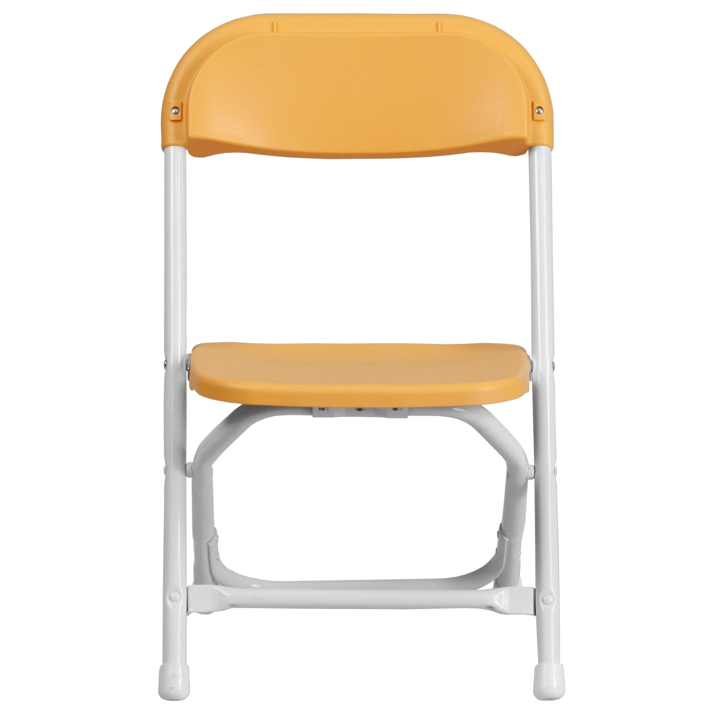 Flash Furniture Timmy 10 Pk. Kids Yellow Plastic Folding Chair