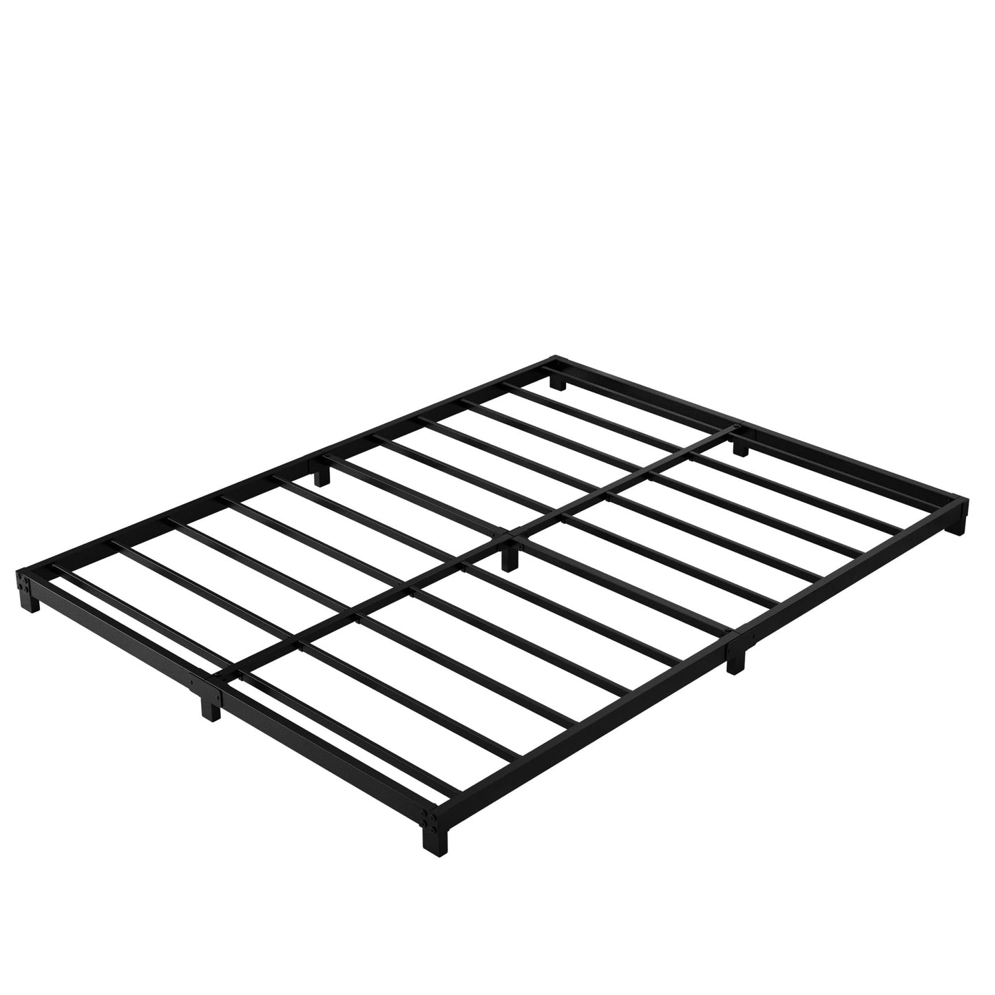 YUSENHEEI 4 Inch Full Size Bed Frame, Heavy Duty Metal Platform Low Bed Frame Full, No Box Spring Needed, Noise Free, Easy Assembly, Black