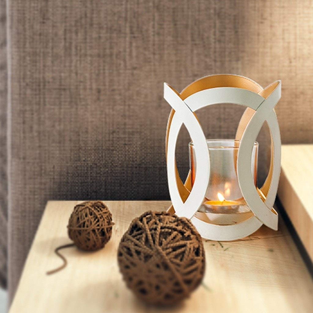 XILIN-1987 Candle Holderss Creative Candlestick White Candlelight Dinner Props Home Decoration Candle Holder Decorative Candlestick