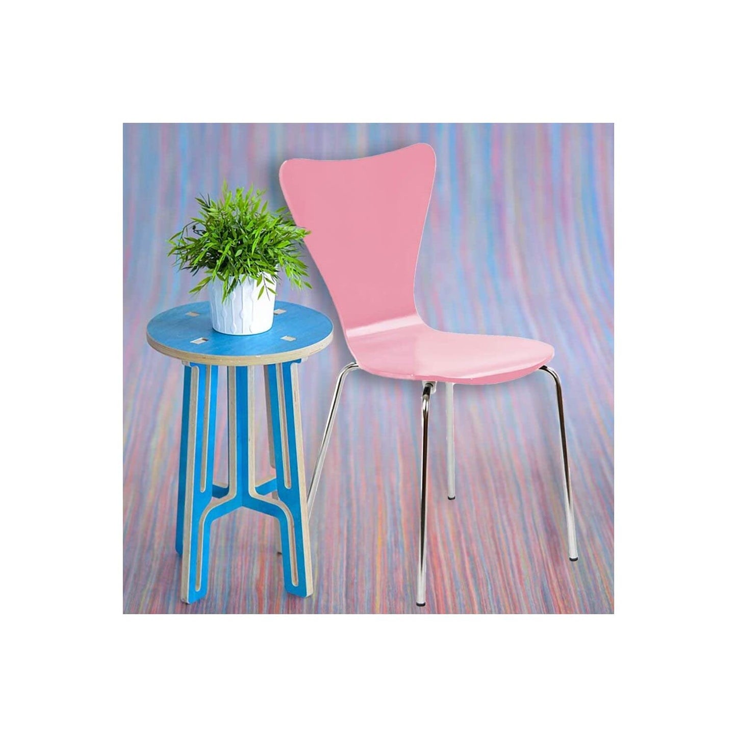 Legare Bent Plywood Chair, Pink