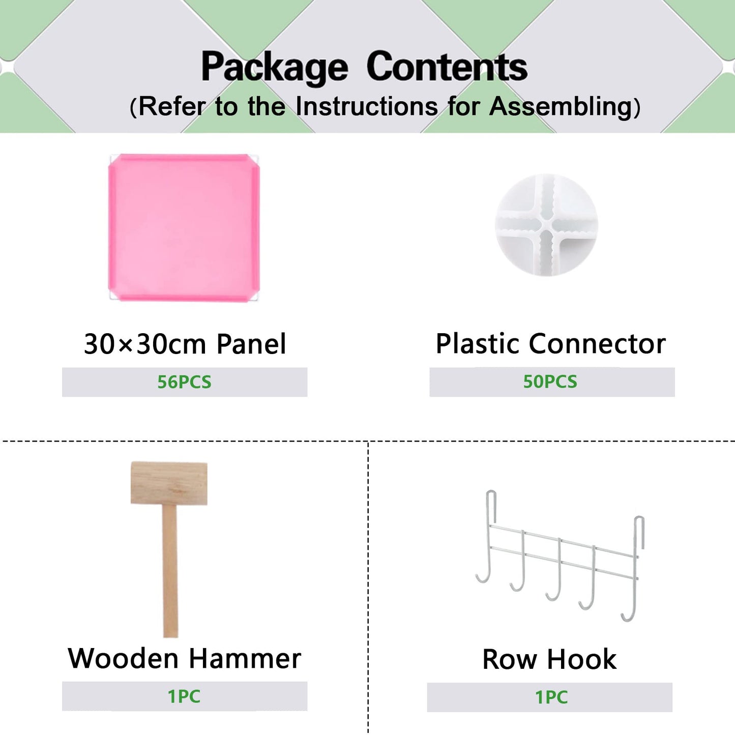 C&AHOME Cube Storage Organizer, 16-Cube Shelves Units, Plastic Storage Cubes, DIY Closet Organizer, Modular Closet Storage Shelves Ideal for Home, Bedroom, 48.4" L × 12.4" W × 48.4" H Pink UPCS16P