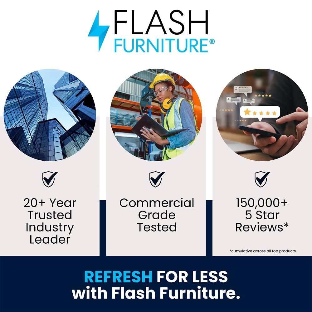 Flash Furniture Charis Commercial Grade 31.5" x 63" Rectangular Orange Metal Indoor-Outdoor Table