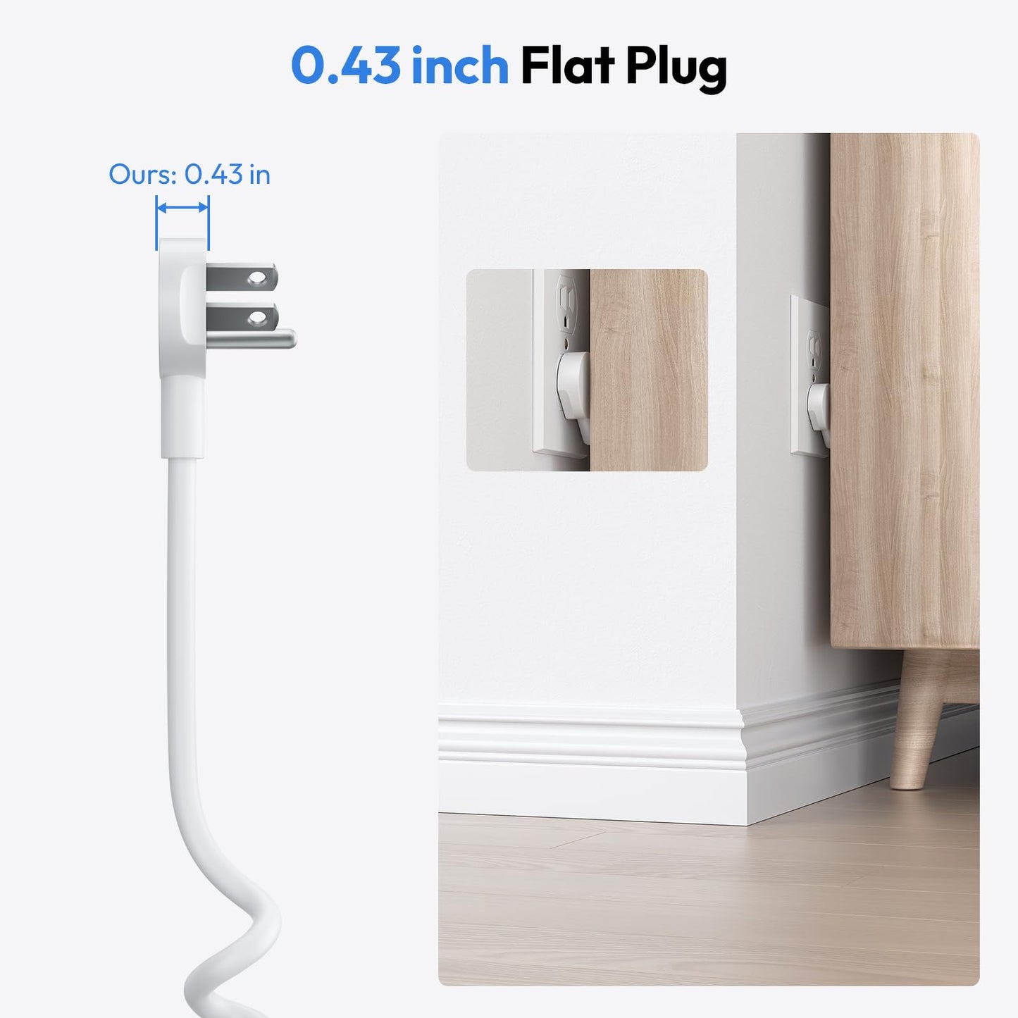 12 in 1 Standing Desk Power Strip, NTONPOWER 10ft Extension Cord with 9 AC Outlets 3 USB Ports, Table Mount or Wall Mountable Charging Station,Standing Desk Accessories