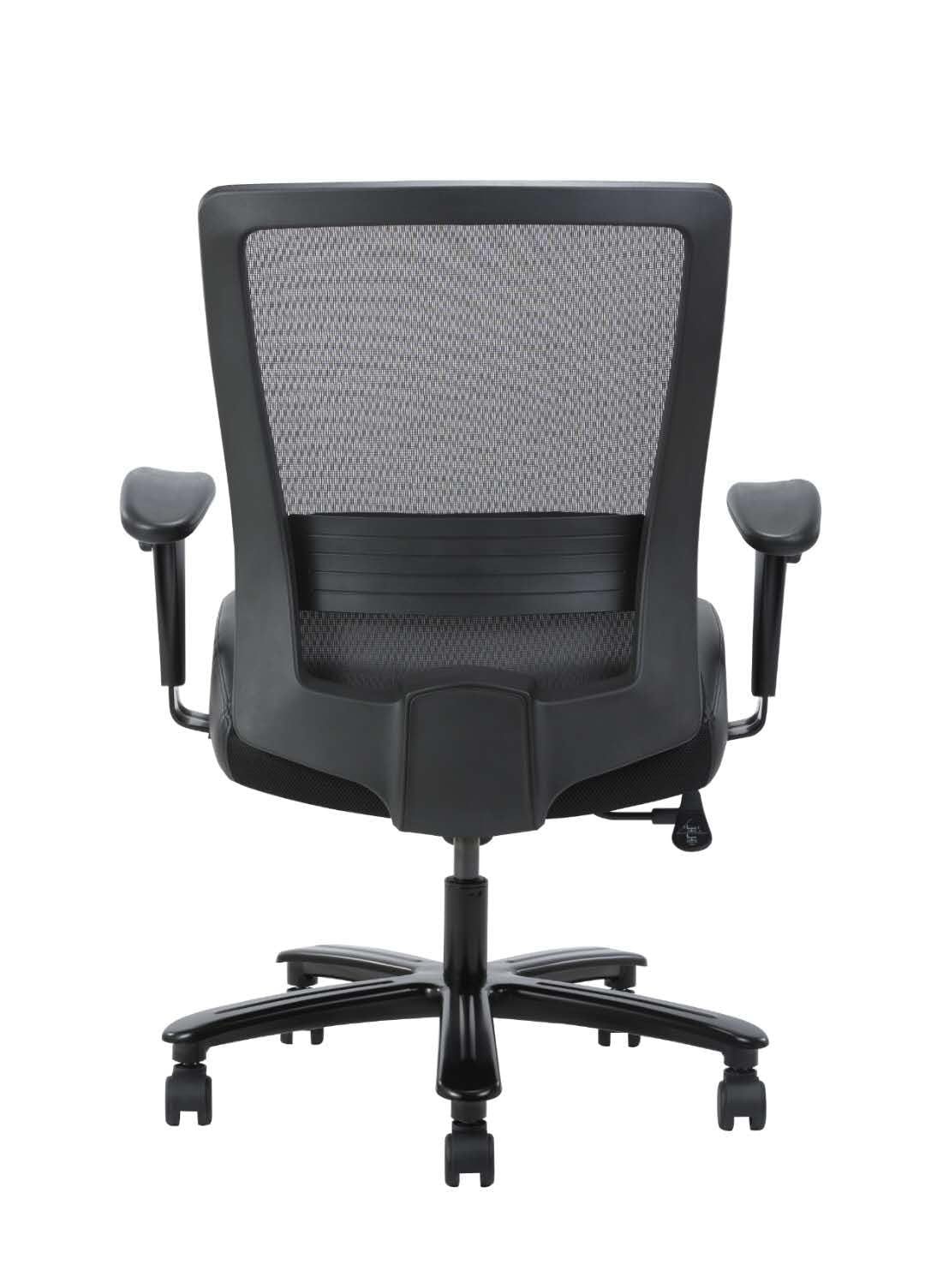 Boss Office Products Mesh Heavy Duty Chair 400 lb Weight Capacity in Black