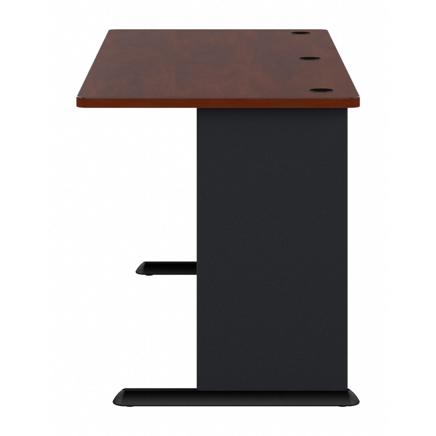 Bush Business Furniture Series A 72W Desk in Hansen Cherry and Galaxy, Large Workstation for Home or Professional Workspace, Desktop Solution for Office Use