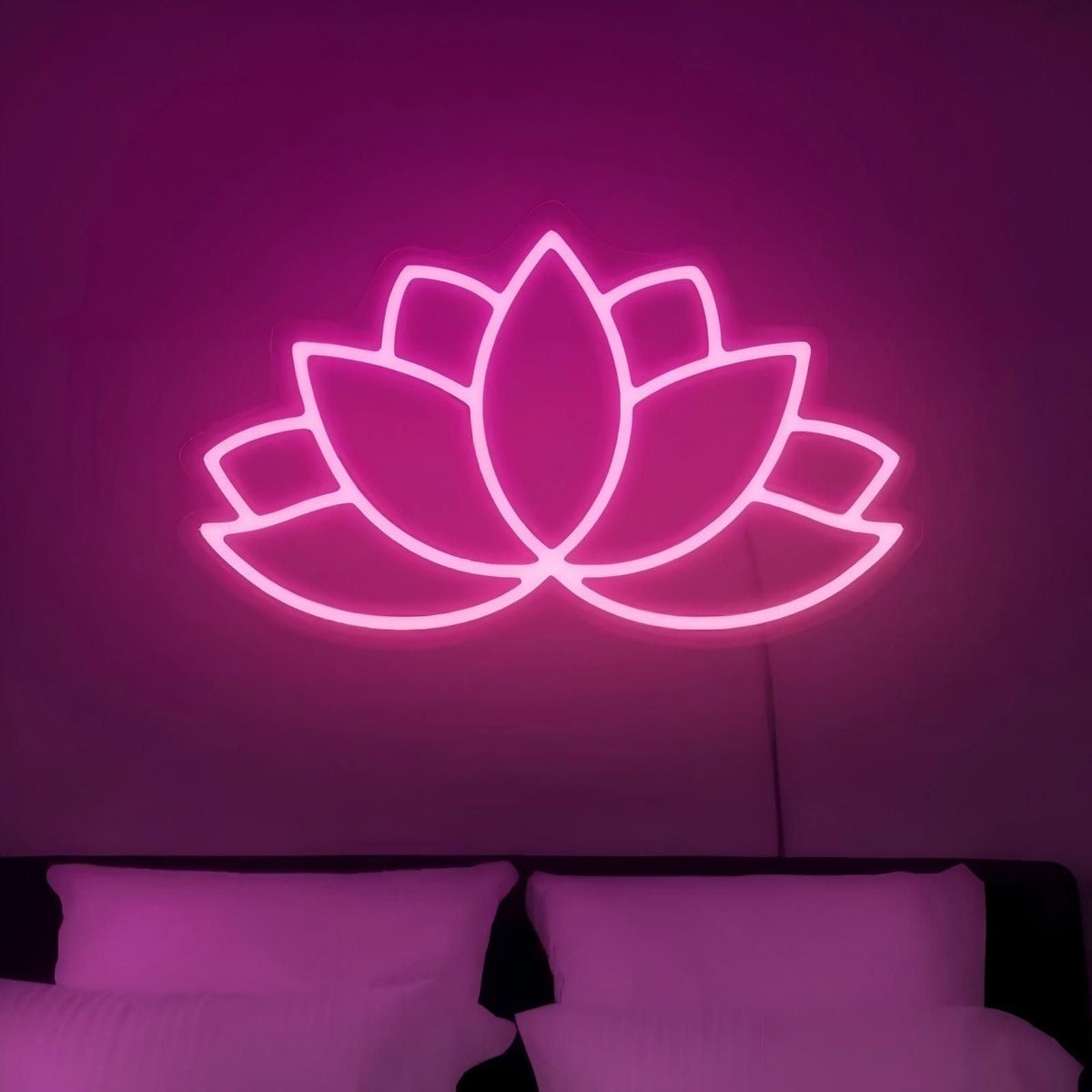 Lotus neon sign, Lotus led sign, Yoga Led Sign, Meditation Led Light, Exercise Room Wall Decor, Buddha Lotus, Pilates Studio Art Meditation Room Wall Art Yoga Lover Gift, Psychic Chakras Healing Exercise