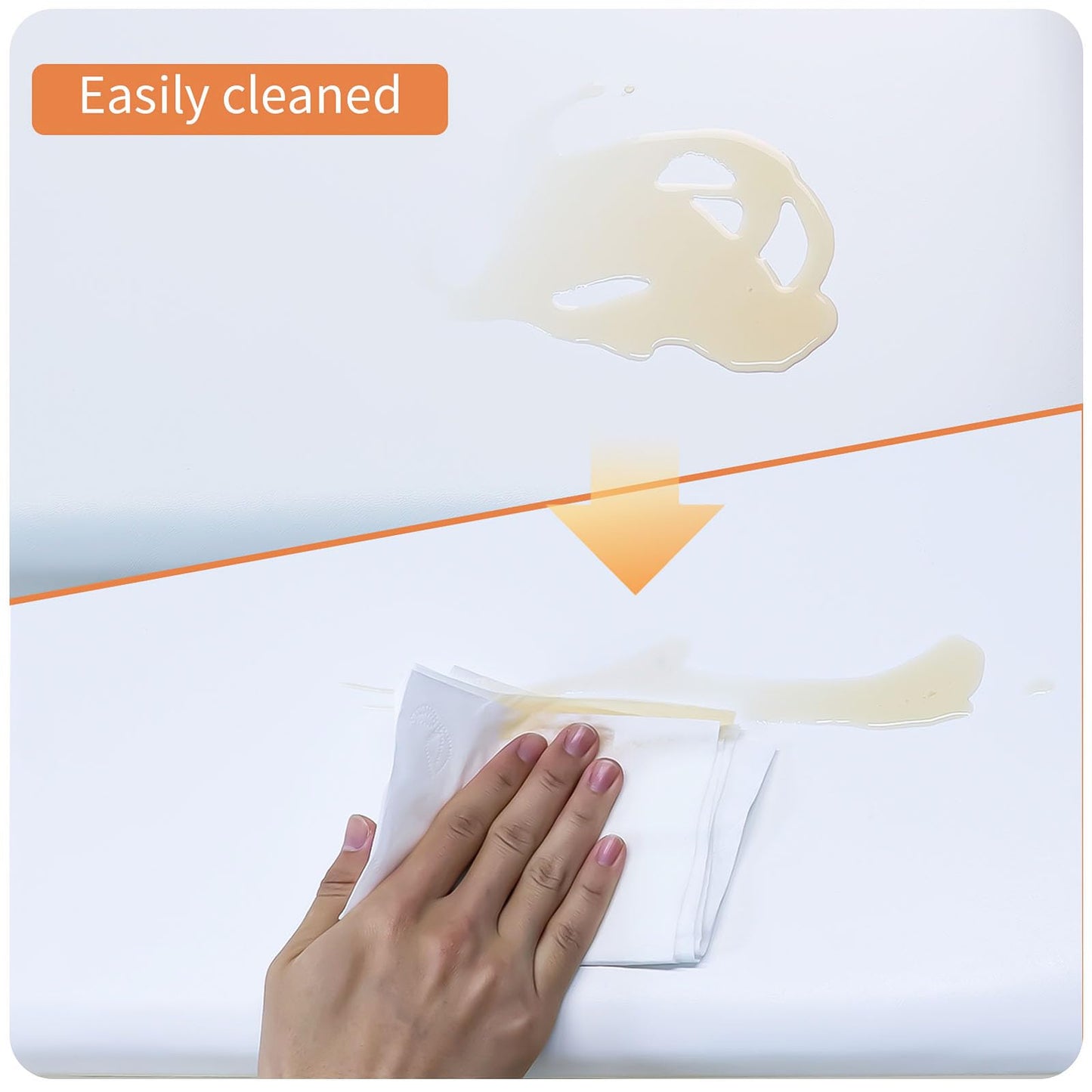 Umedol 3D Anti-Collision Wall Padding for Kids, White Peel and Stick headboard Panels, Self-Adhesive Headboard Panels for Wall, Bedroom/Living Room Upholstered Wall Panel(6 Pack -11.8" x 11.8")