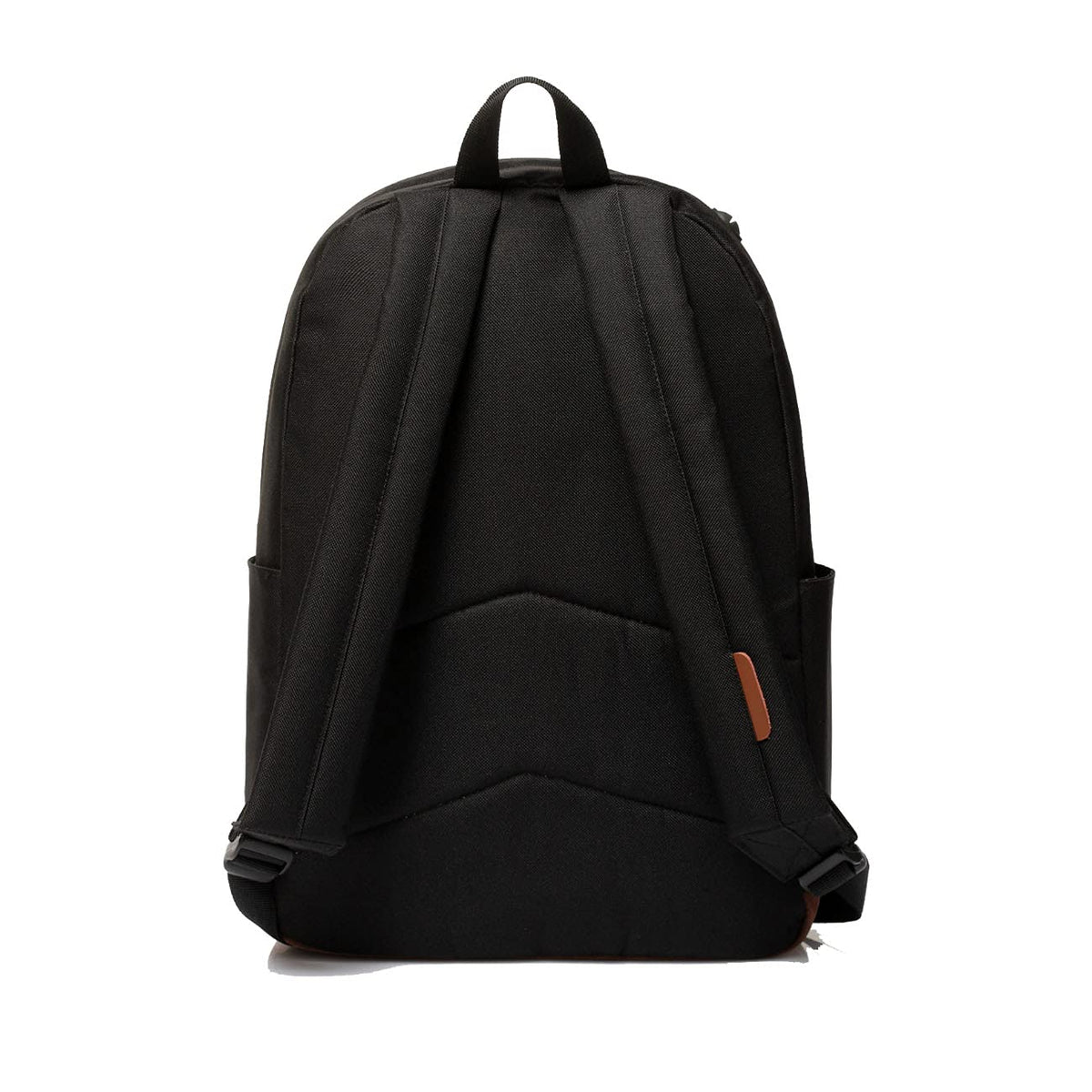 VASCHY Backpack for Men, Unisex Classic Water-resistant College School Backpack Bookbag Laptop Backpack Black