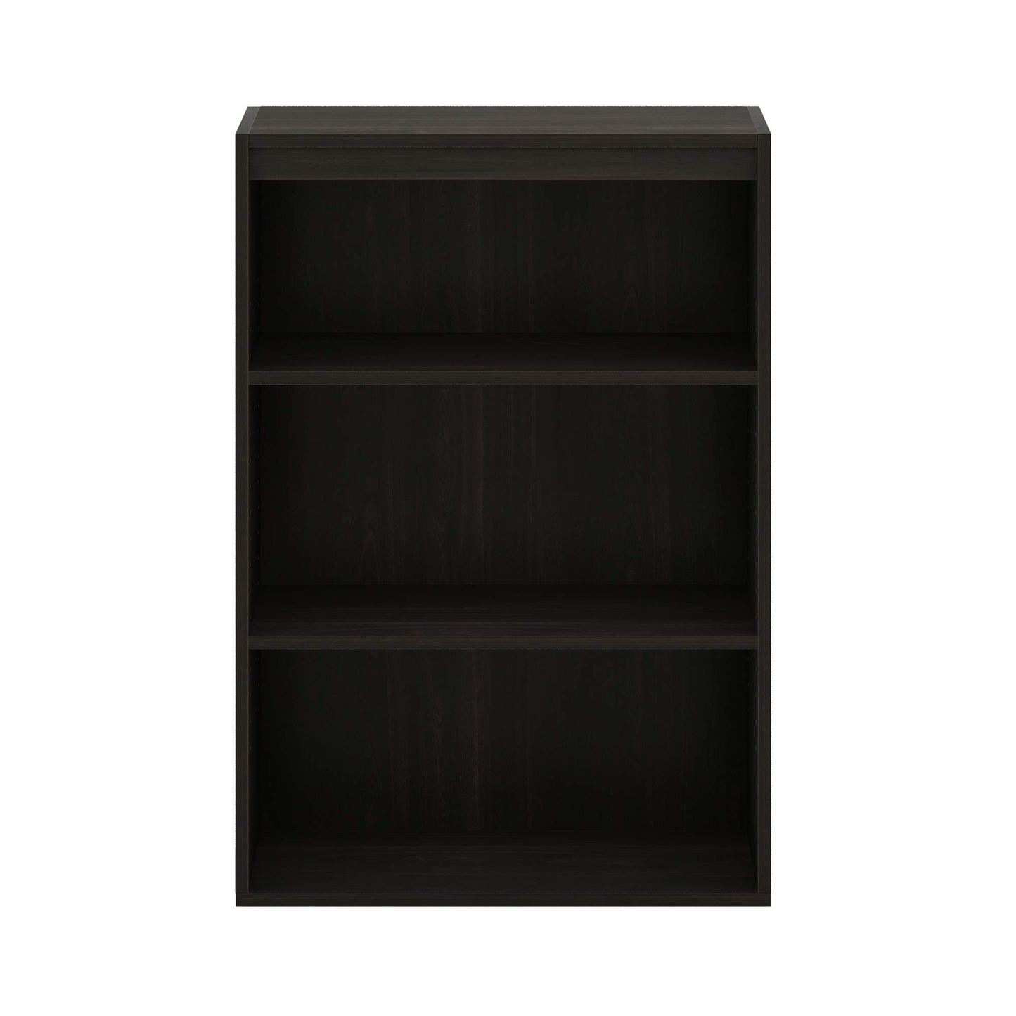 Furinno PASIR Book Shelf, 3-Tier Bookshelf, Storage Shelves Bookcase, 9.7 x 23.7 x 31.5, for Living Room, Bedroom, Home Office, Cinnamon Cherry