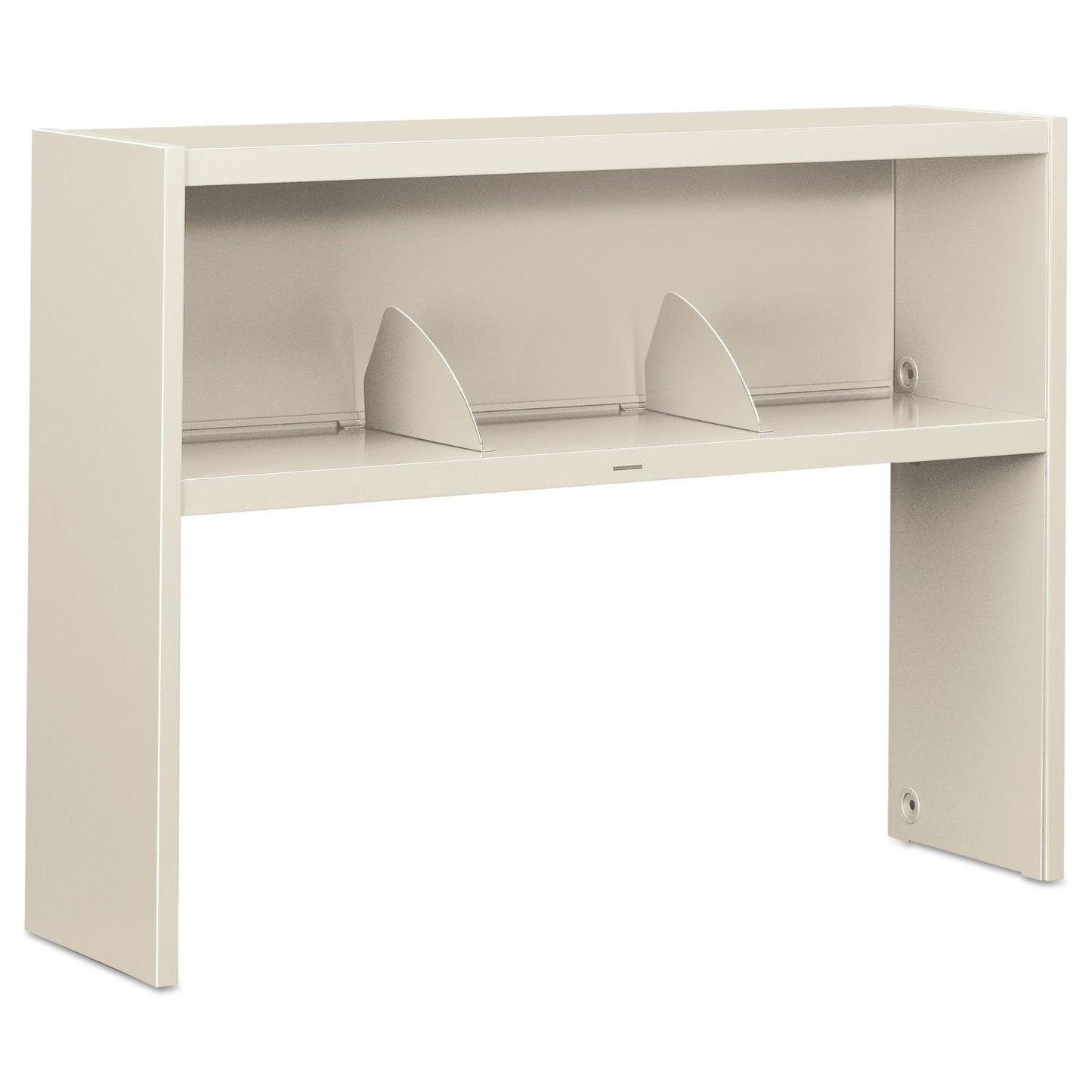 HON 386548NQ Stack On Open Shelf Hutch, 48" by 13-1/2" by 34-3/4", Light Gray