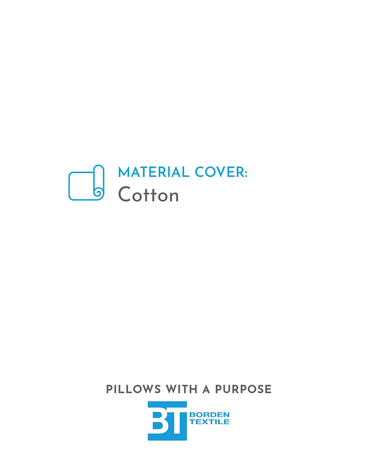 PILLOWS WITH A PURPOSE U Sleep Pillow Cover Designed to Fit on U Shaped Side Sleepers and Neck Pain Relief Pillows - White