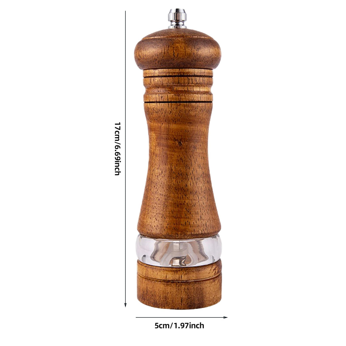 Wooden Salt and Pepper Shakers,Wood Salt and Pepper Grinder Set