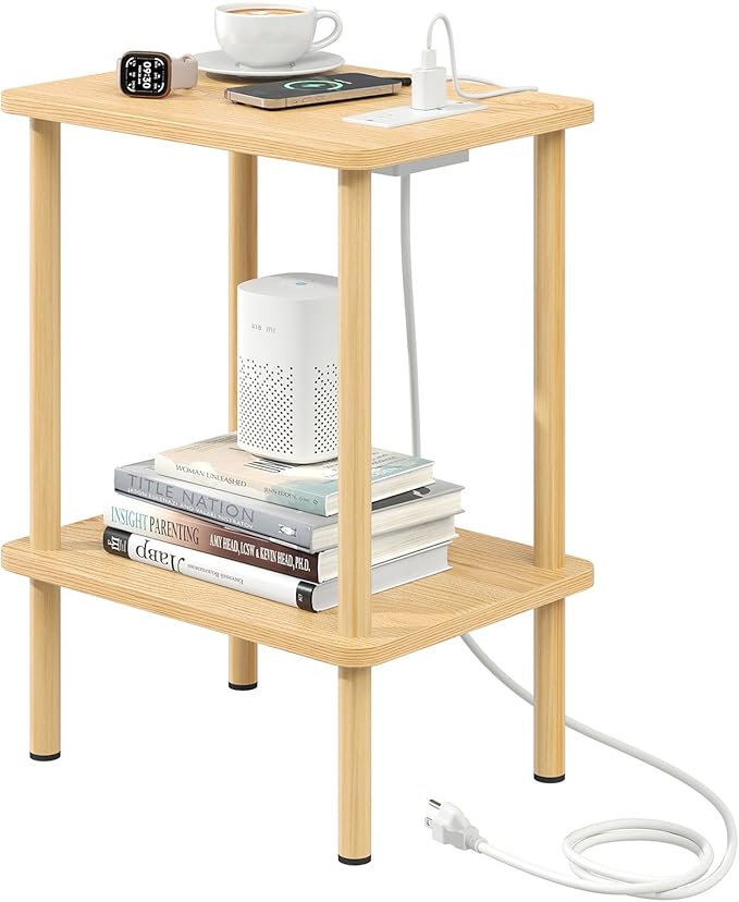 Apicizon 2 Tier End Table, Small Side Table