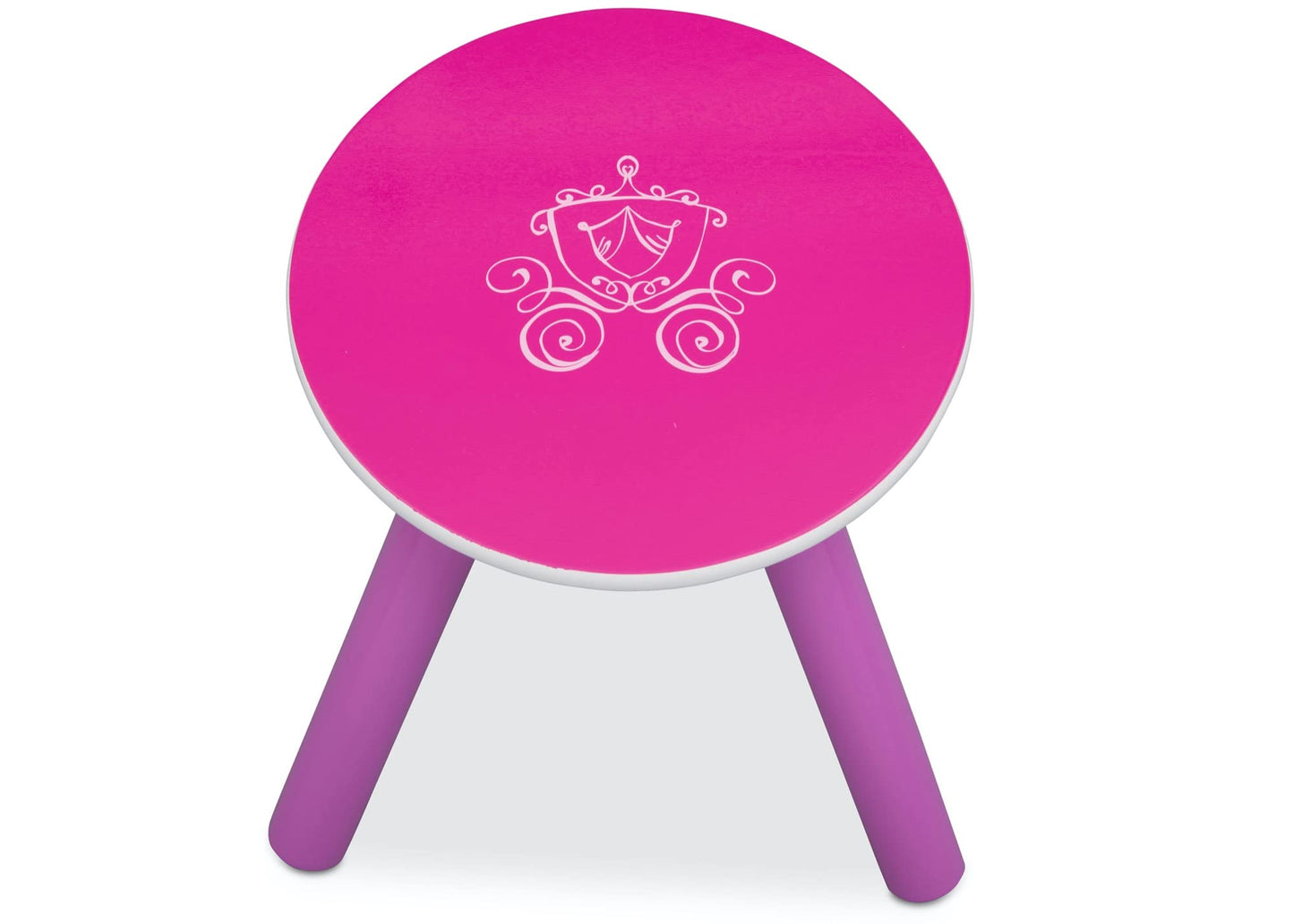 Delta Children Activity Center with Easel Desk, Stool and Toy Organizer, Disney Princess