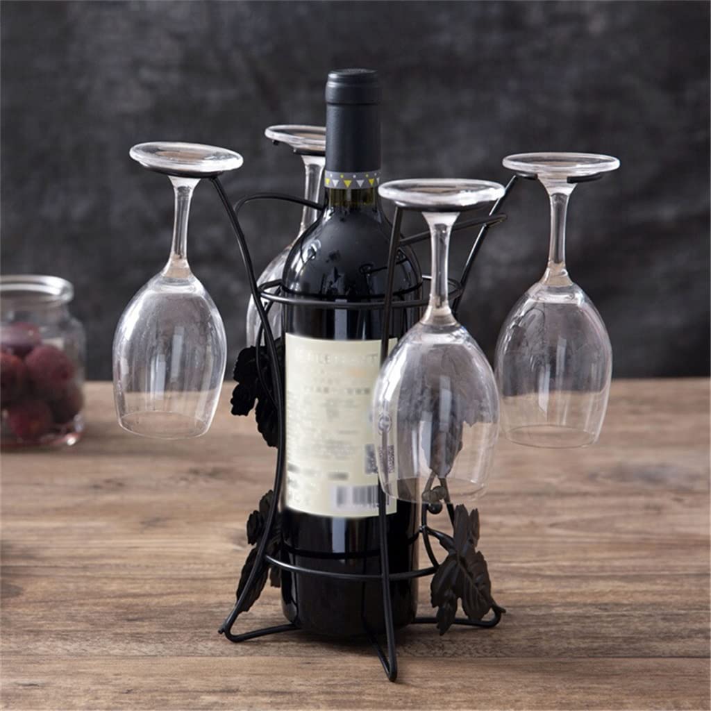 SIDUFHAOPKLL Wine Holder Glass 2 in 1 Party Display Stand Storage Rack Goblet Champagne Bar