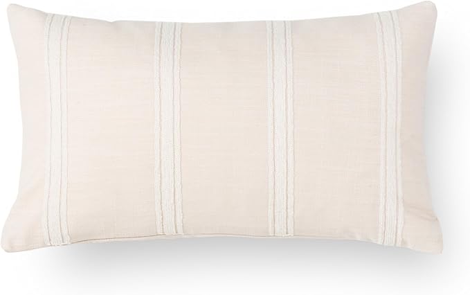 Crumbs Home Modern Farmhouse Fall Linen Indoor Outdoor Lumbar Pillow Cover Only
