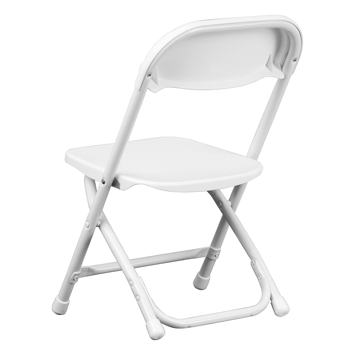 Flash Furniture Timmy Kids Plastic Folding Chairs for Pre-K through Kindergarten, Children's Folding Chairs for Daycare and Events, Set of 10, White